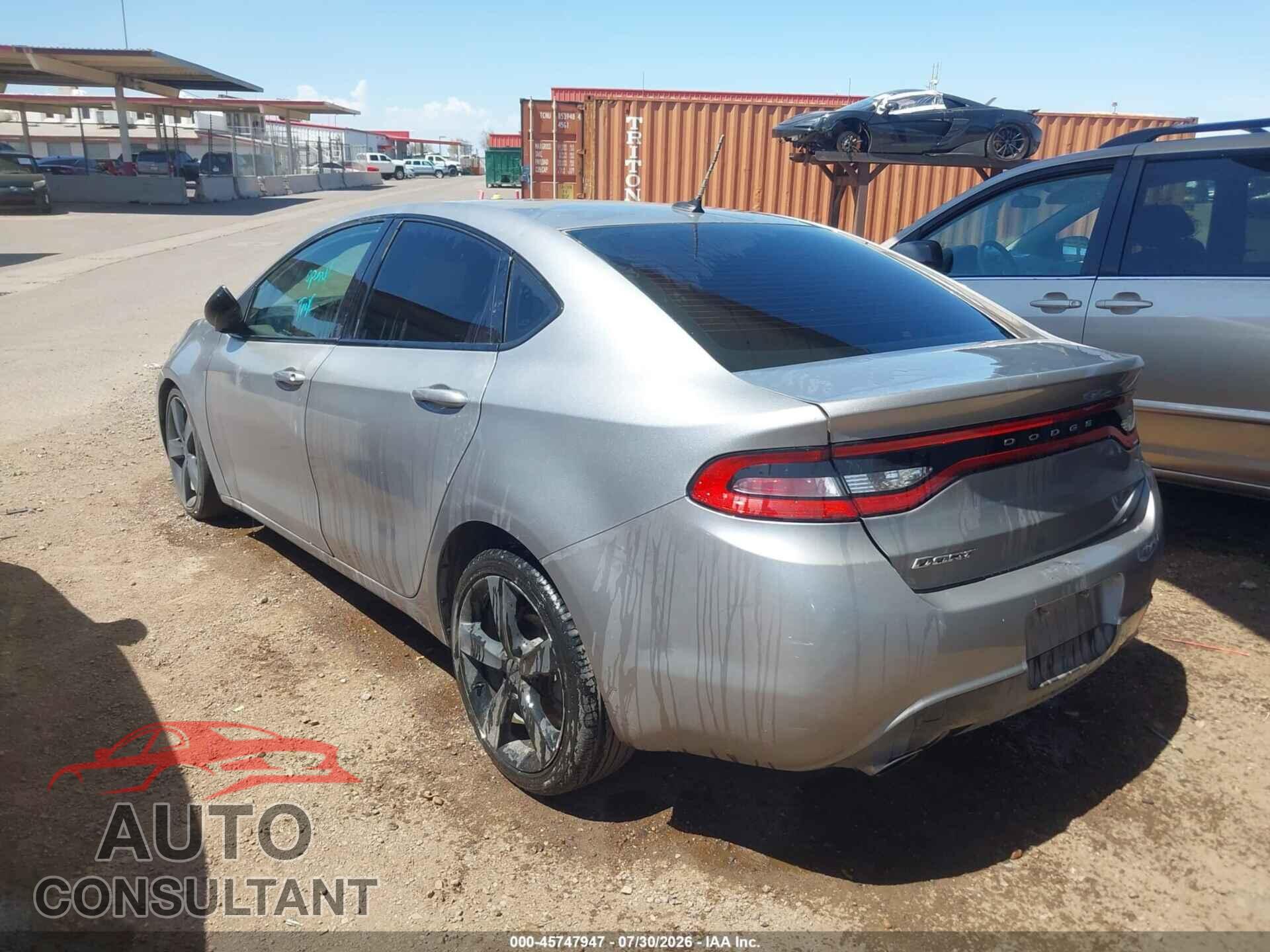DODGE DART 2015 - 1C3CDFBB6FD422458