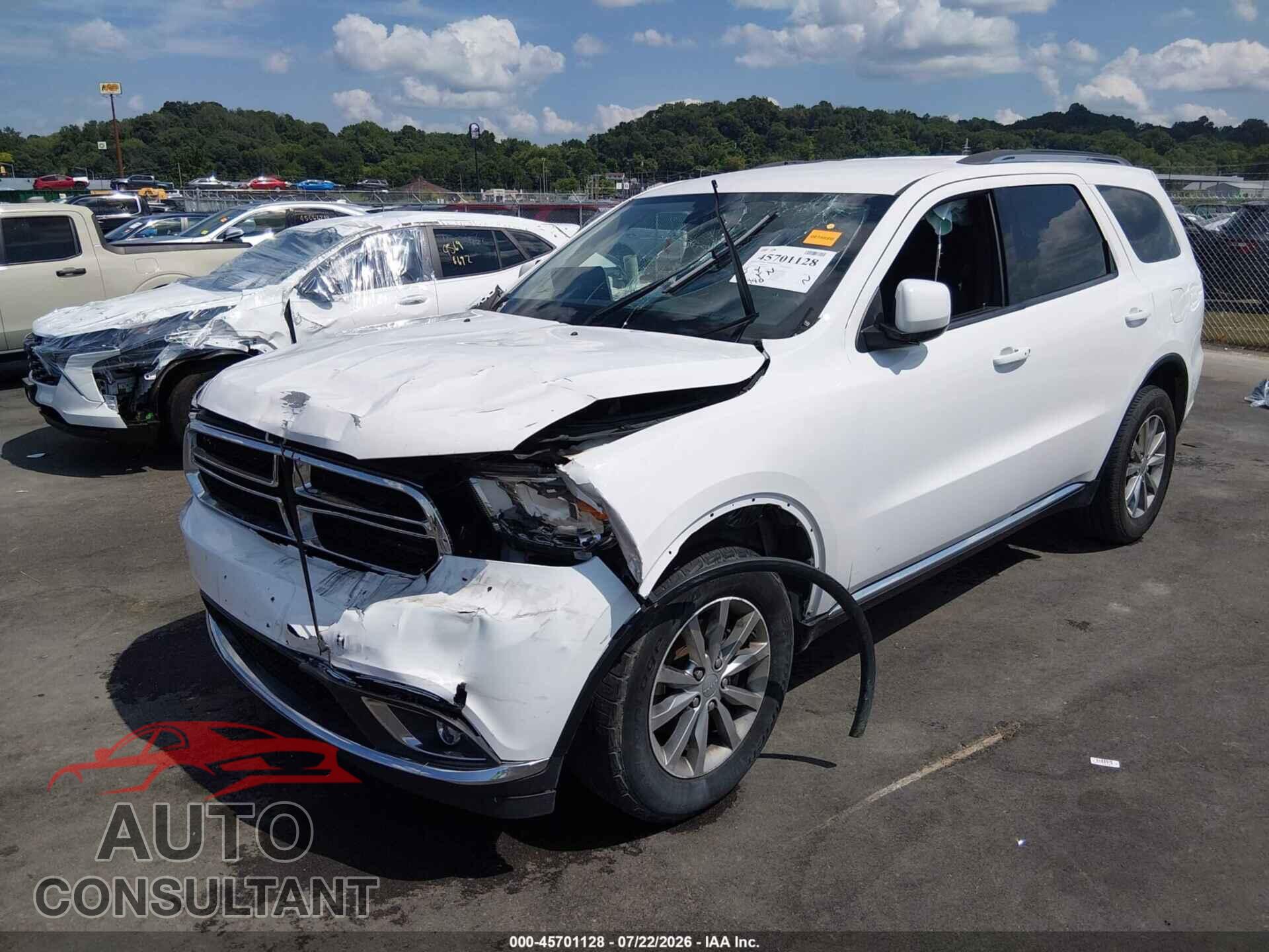 DODGE DURANGO 2017 - 1C4RDJAG9HC780846