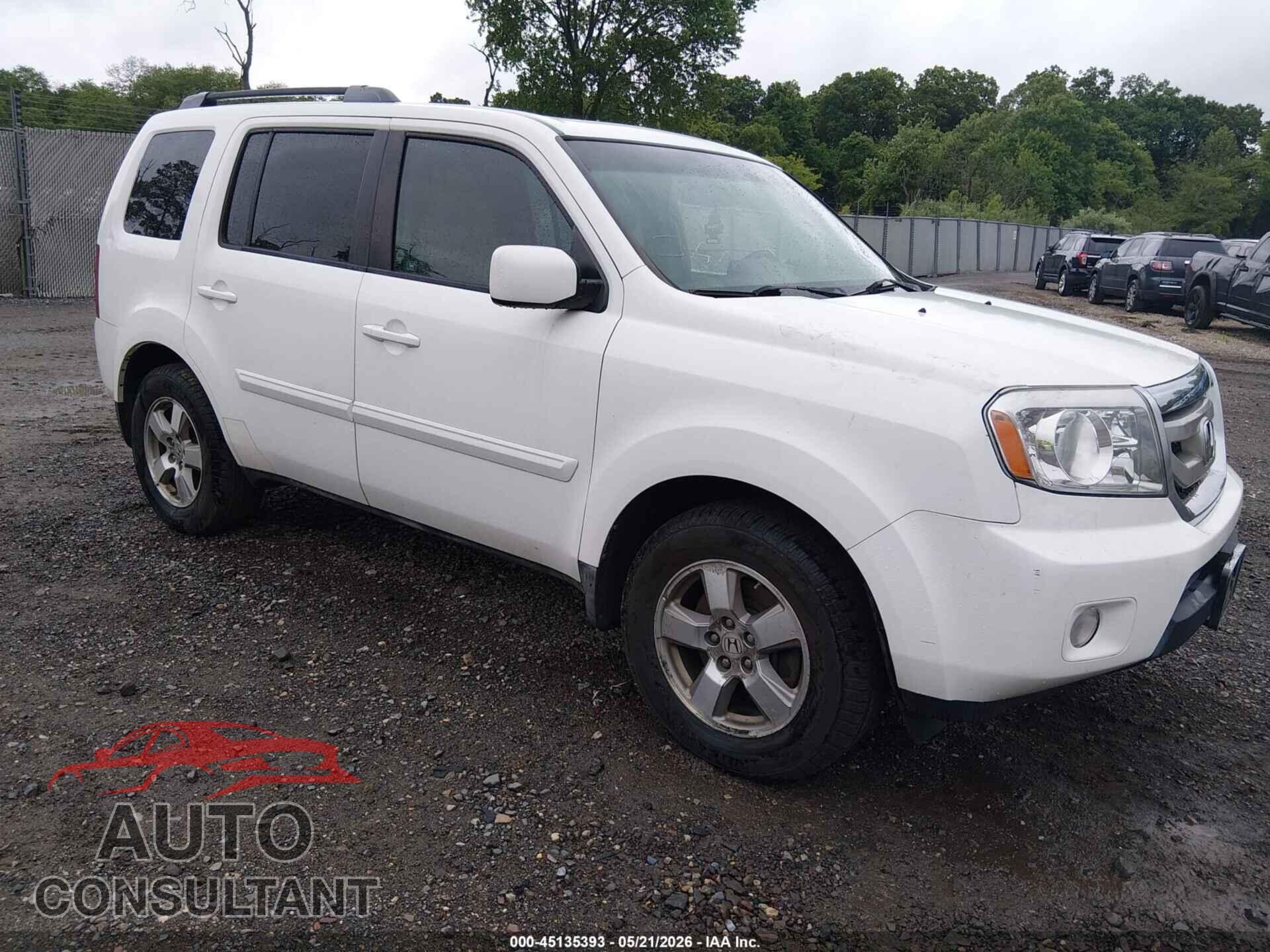 HONDA PILOT 2011 - 5FNYF4H72BB044404
