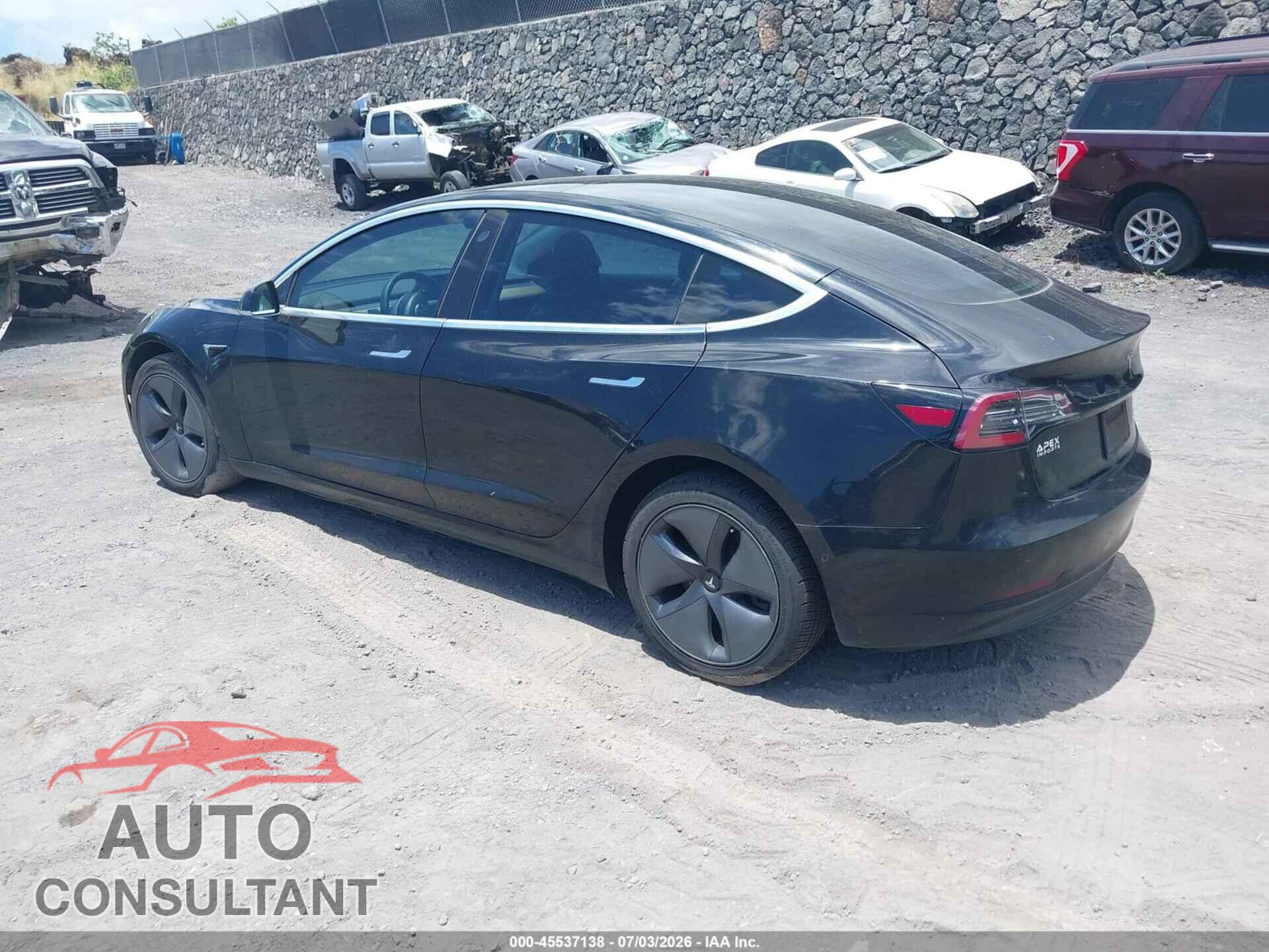 TESLA MODEL 3 2019 - 5YJ3E1EA2KF396118