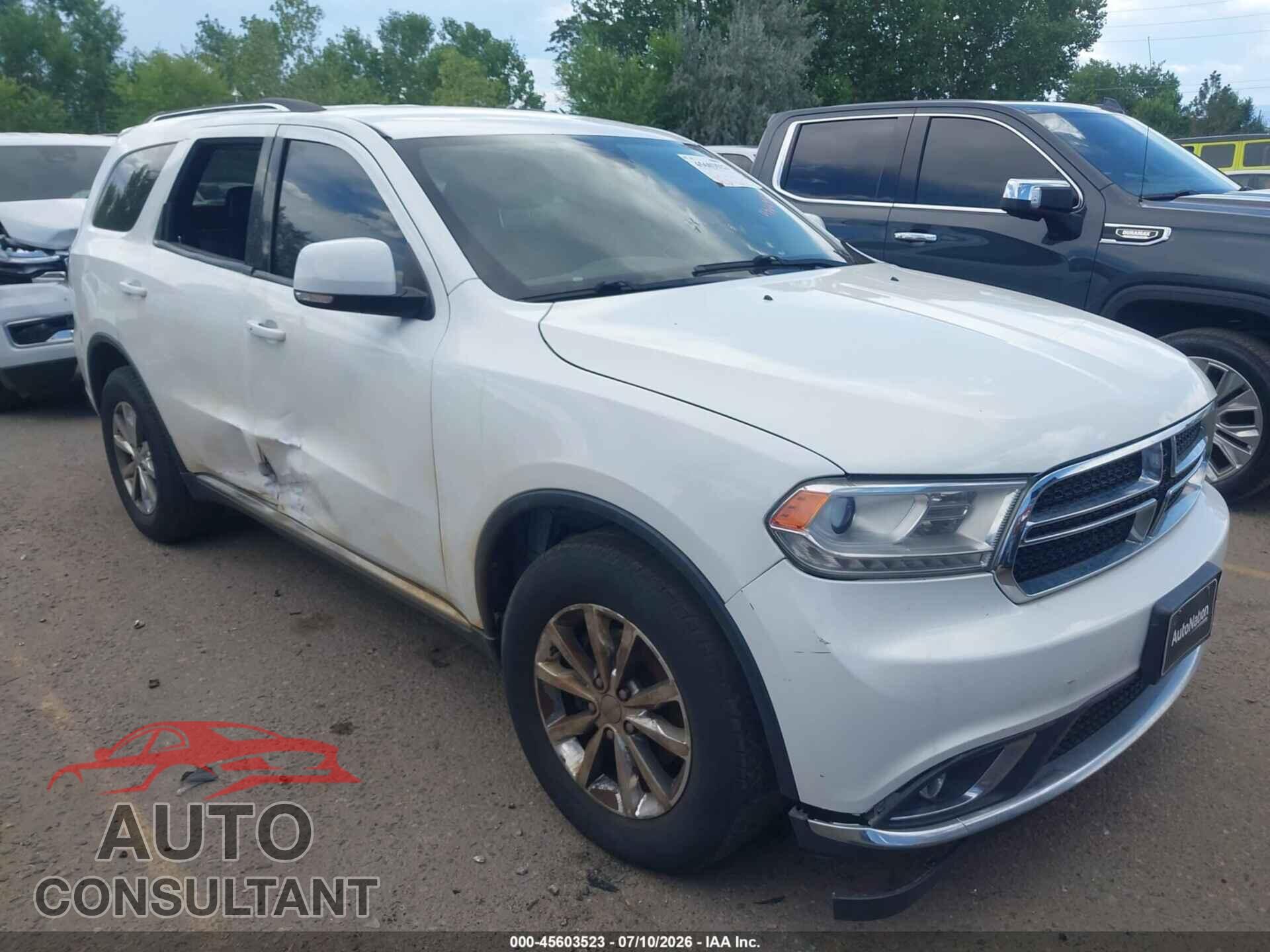 DODGE DURANGO 2015 - 1C4RDJDG9FC837412