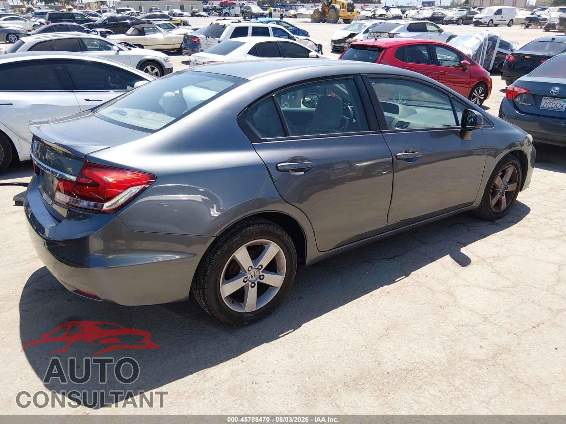 HONDA CIVIC 2013 - 19XFB2F51DE014375