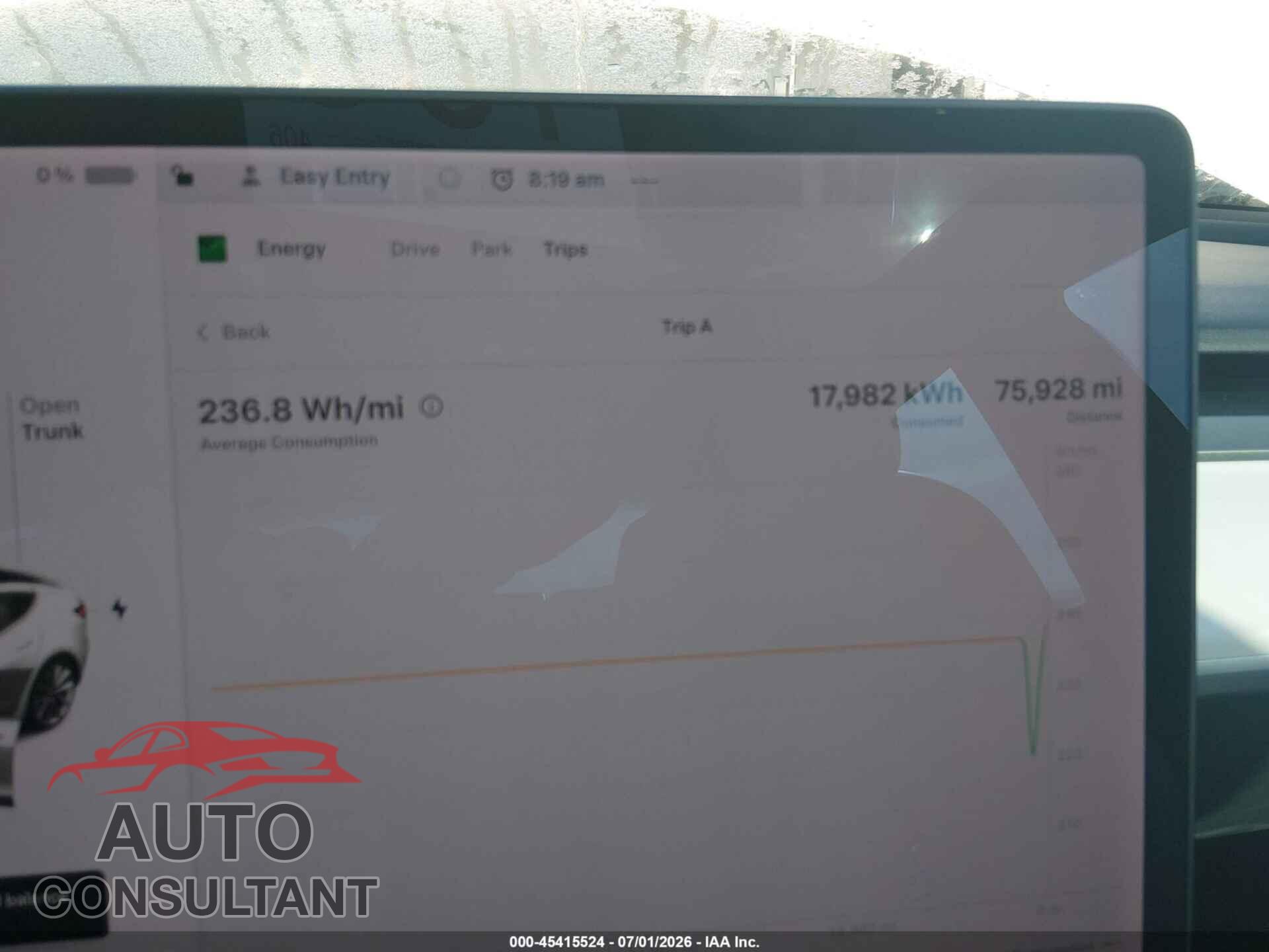 TESLA MODEL 3 2019 - 5YJ3E1EA8KF315140