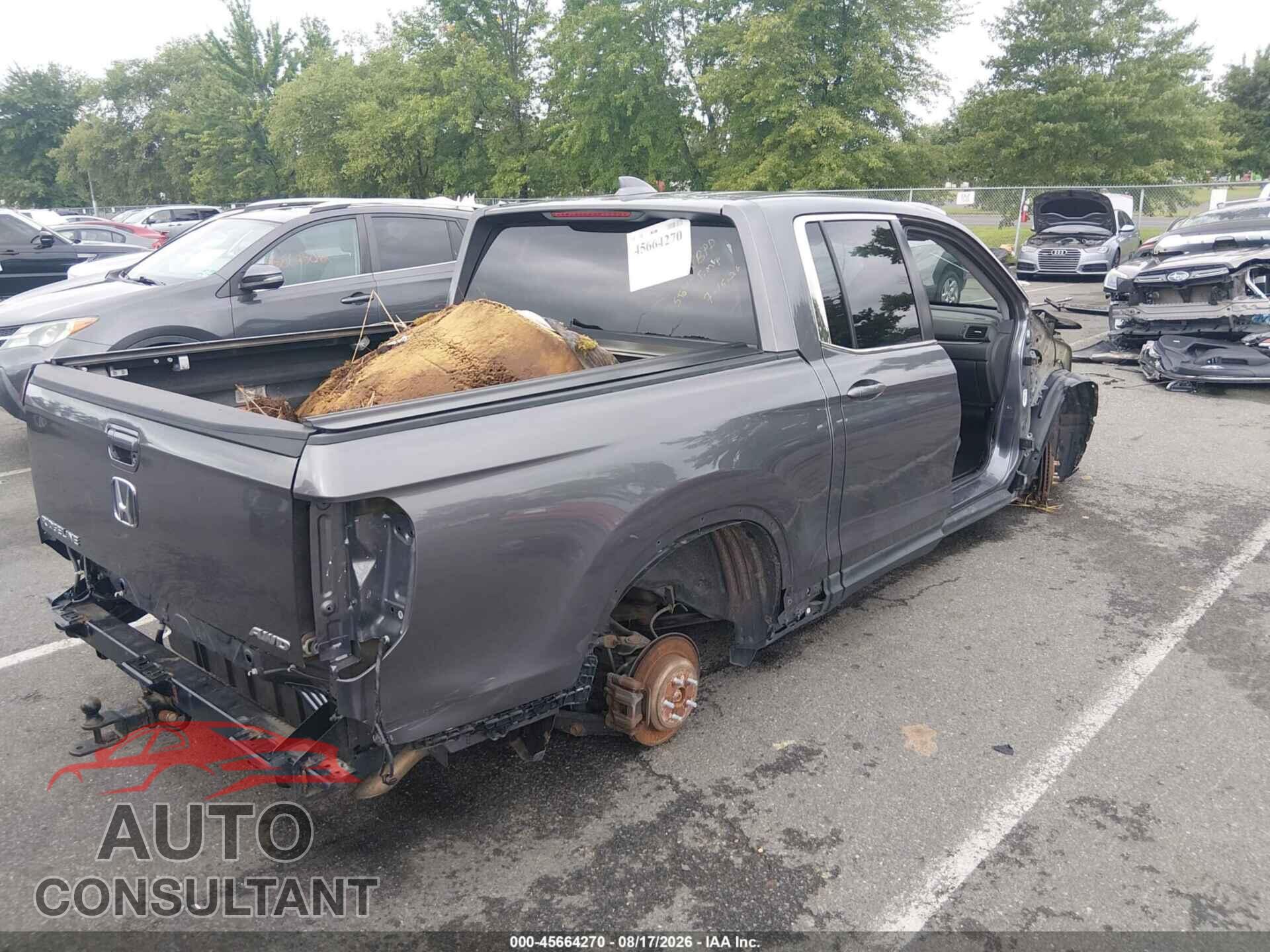 HONDA RIDGELINE 2017 - 5FPYK3F64HB010643