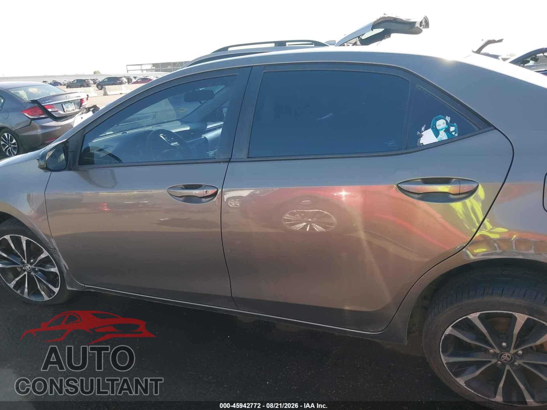 TOYOTA COROLLA 2017 - 2T1BURHEXHC854044