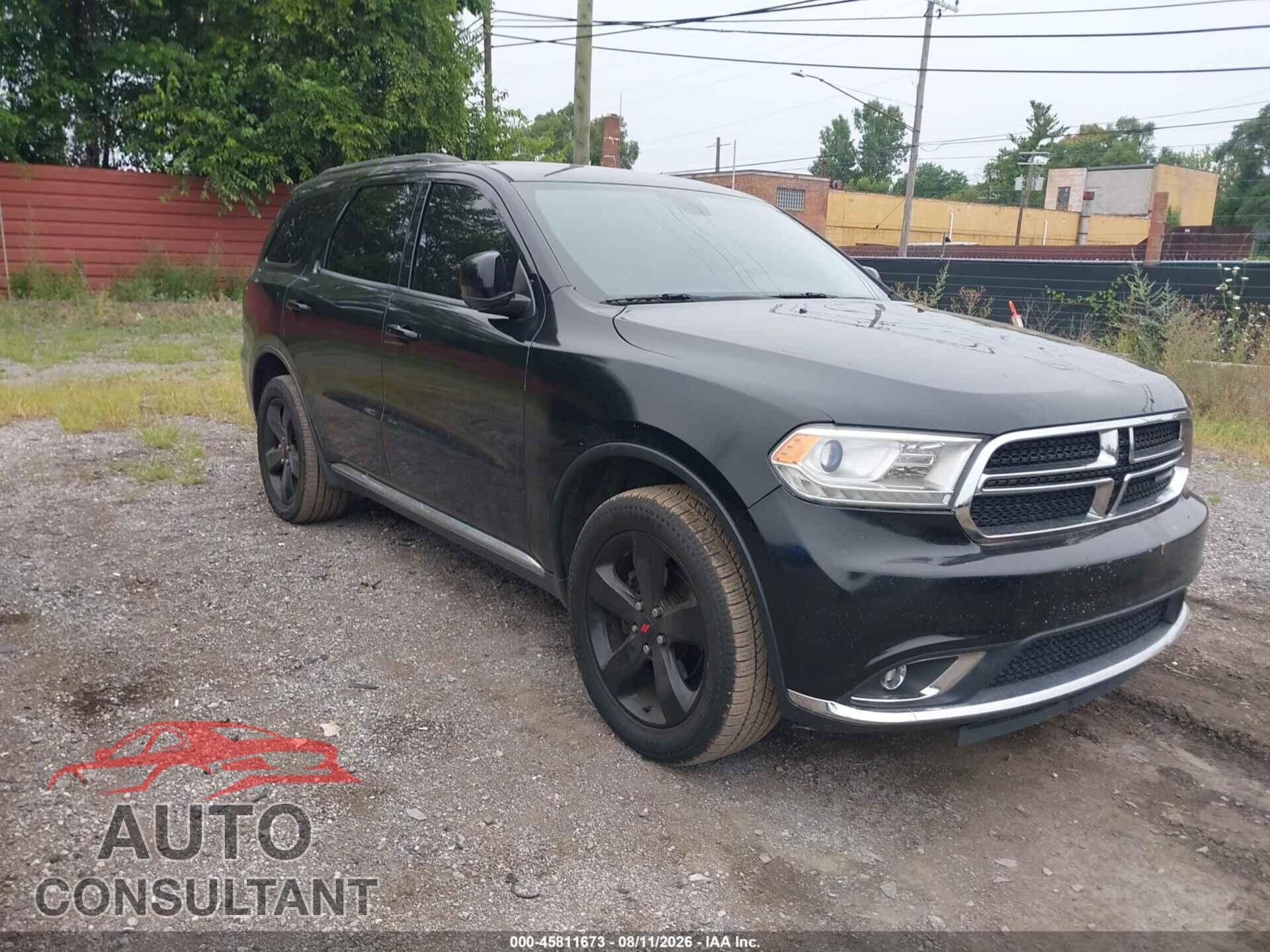 DODGE DURANGO 2017 - 1C4RDJAG8HC833990