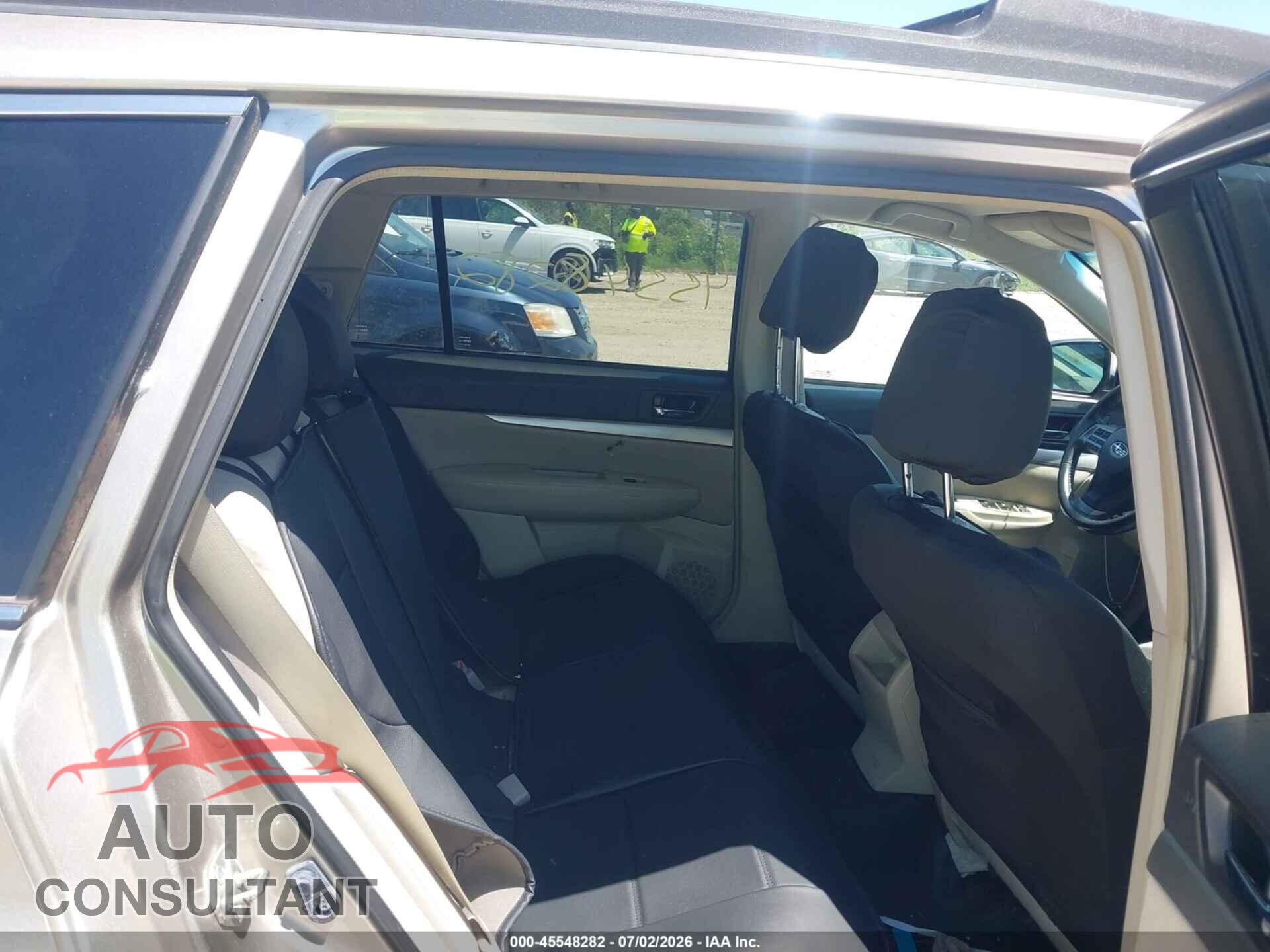 SUBARU OUTBACK 2014 - 4S4BRCCC2E3265722