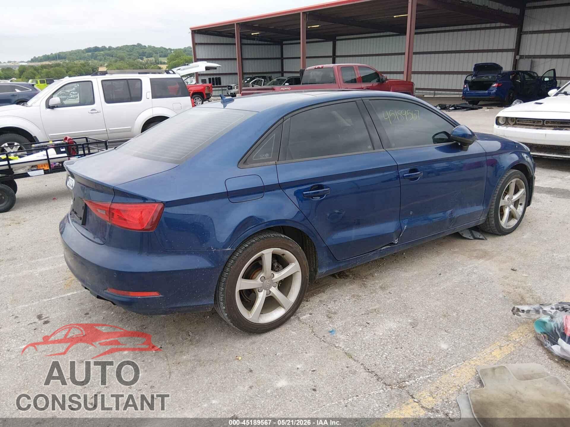 AUDI A3 2016 - WAUA7GFF8G1014864