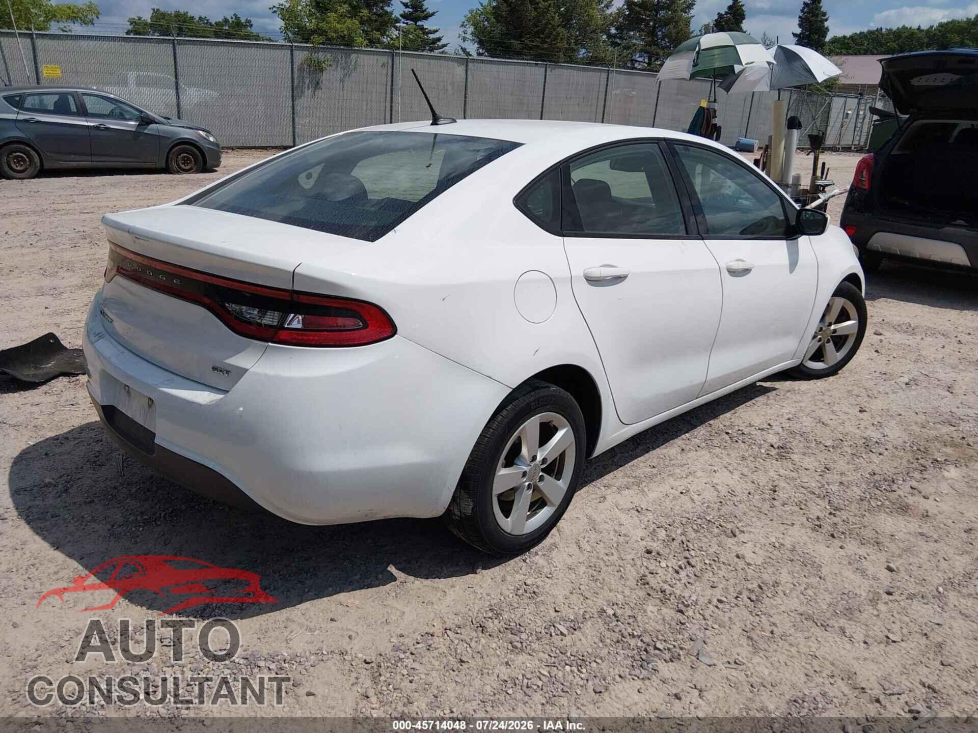 DODGE DART 2015 - 1C3CDFBB1FD420830