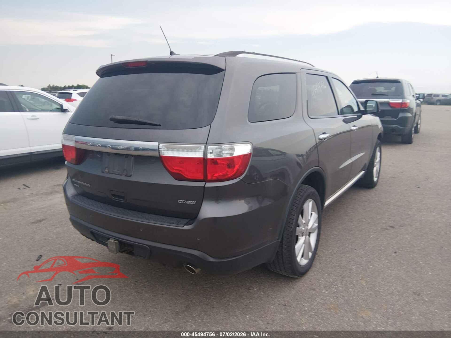 DODGE DURANGO 2013 - 1C4RDJDG2DC699029
