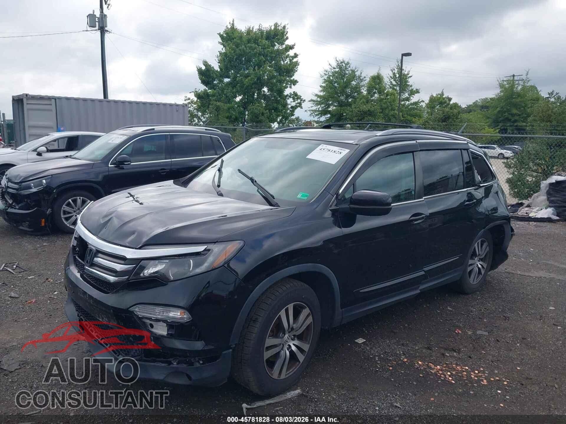 HONDA PILOT 2017 - 5FNYF6H54HB063975