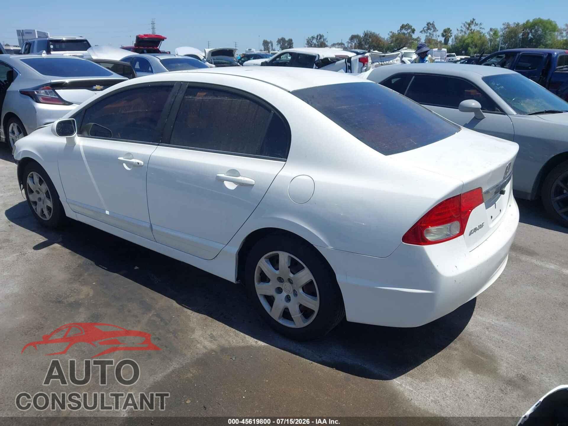 HONDA CIVIC 2010 - 19XFA1F82AE019037