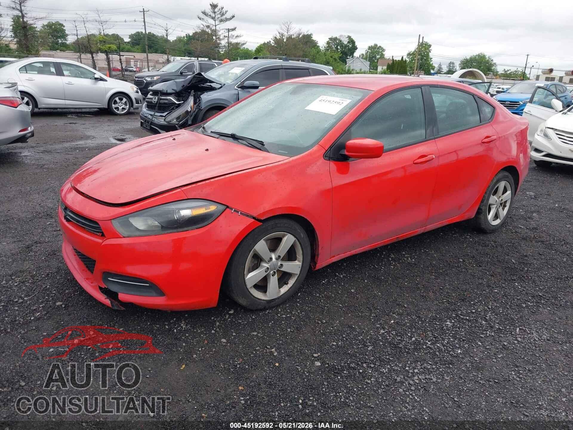 DODGE DART 2016 - 1C3CDFBA2GD660235