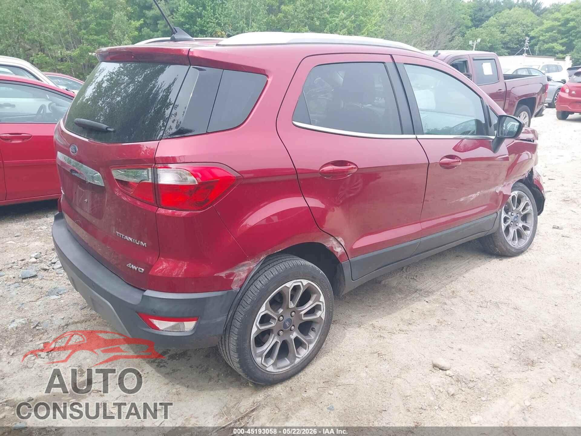FORD ECOSPORT 2019 - MAJ6S3KL8KC277435