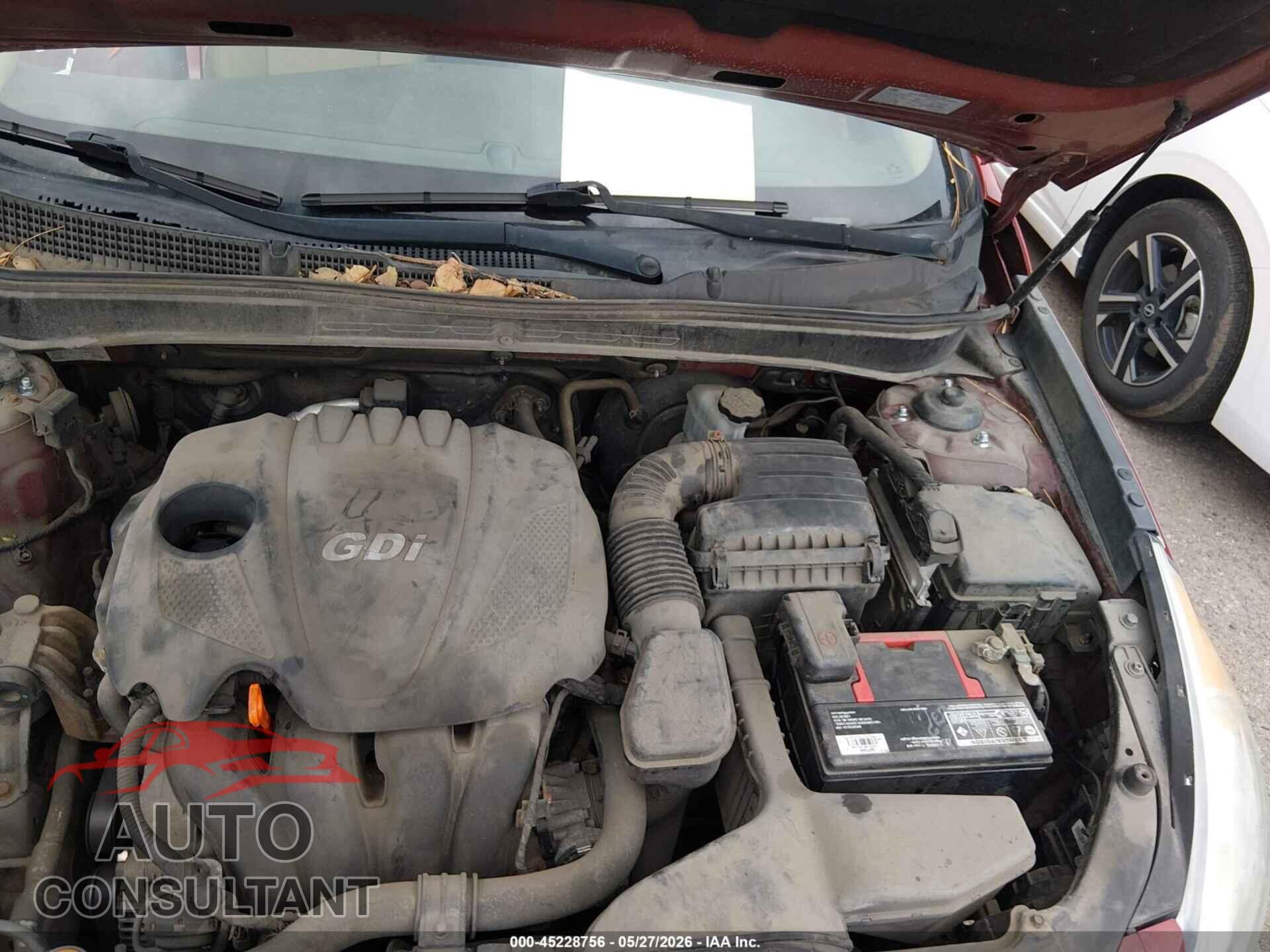 HYUNDAI SONATA 2012 - 5NPEB4AC2CH498175
