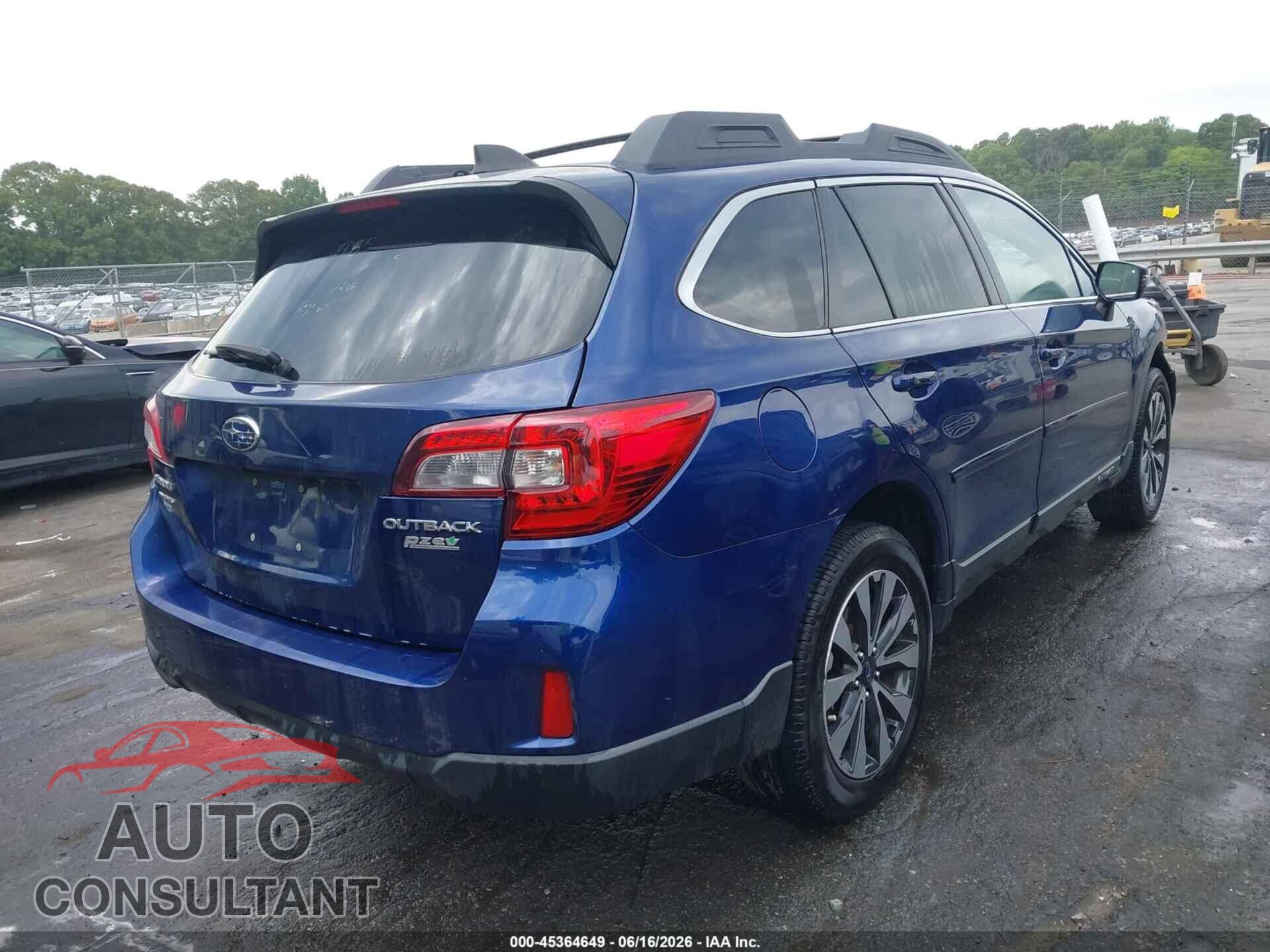 SUBARU OUTBACK 2017 - 4S4BSAKC8H3387385