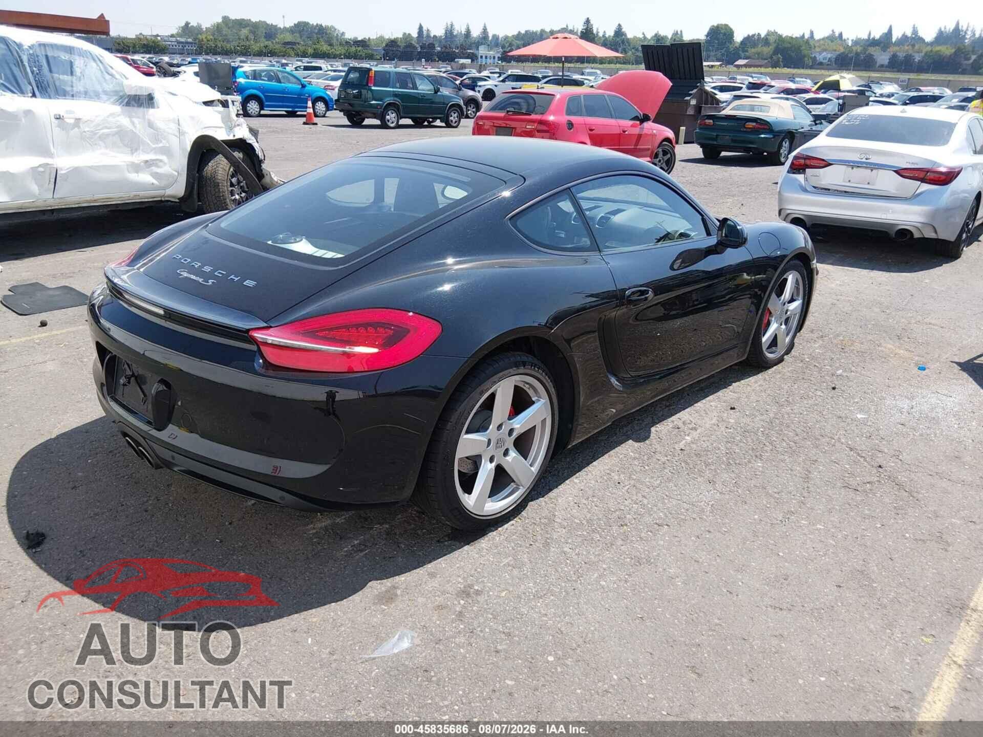 PORSCHE CAYMAN 2015 - WP0AB2A85FK181897