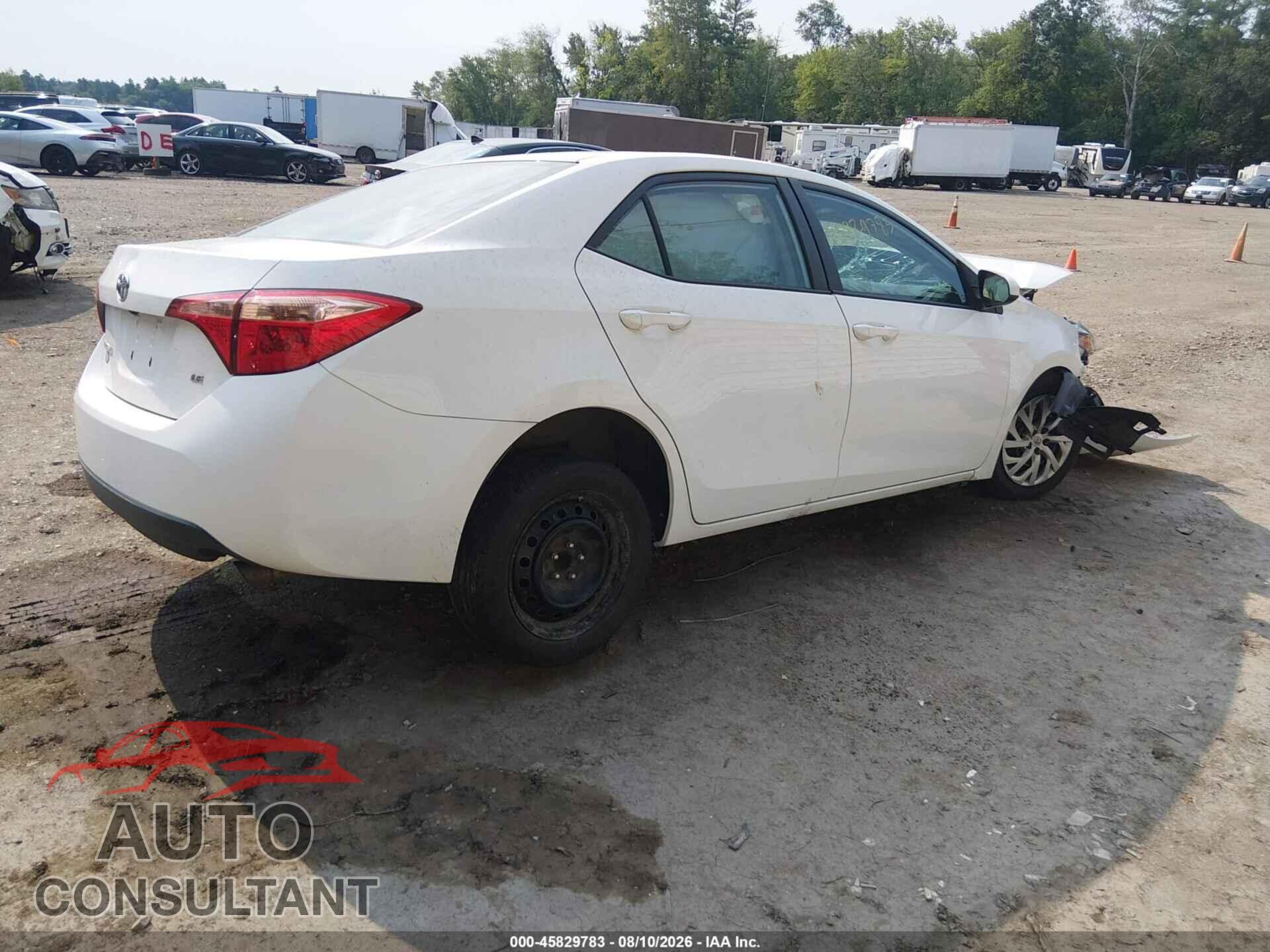 TOYOTA COROLLA 2017 - 2T1BURHE2HC941968