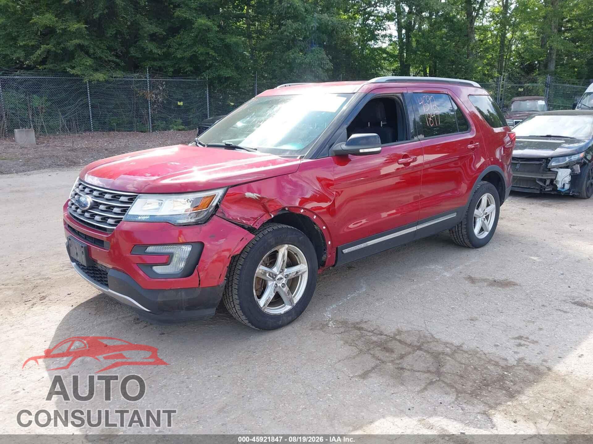 FORD EXPLORER 2016 - 1FM5K8D81GGD08337