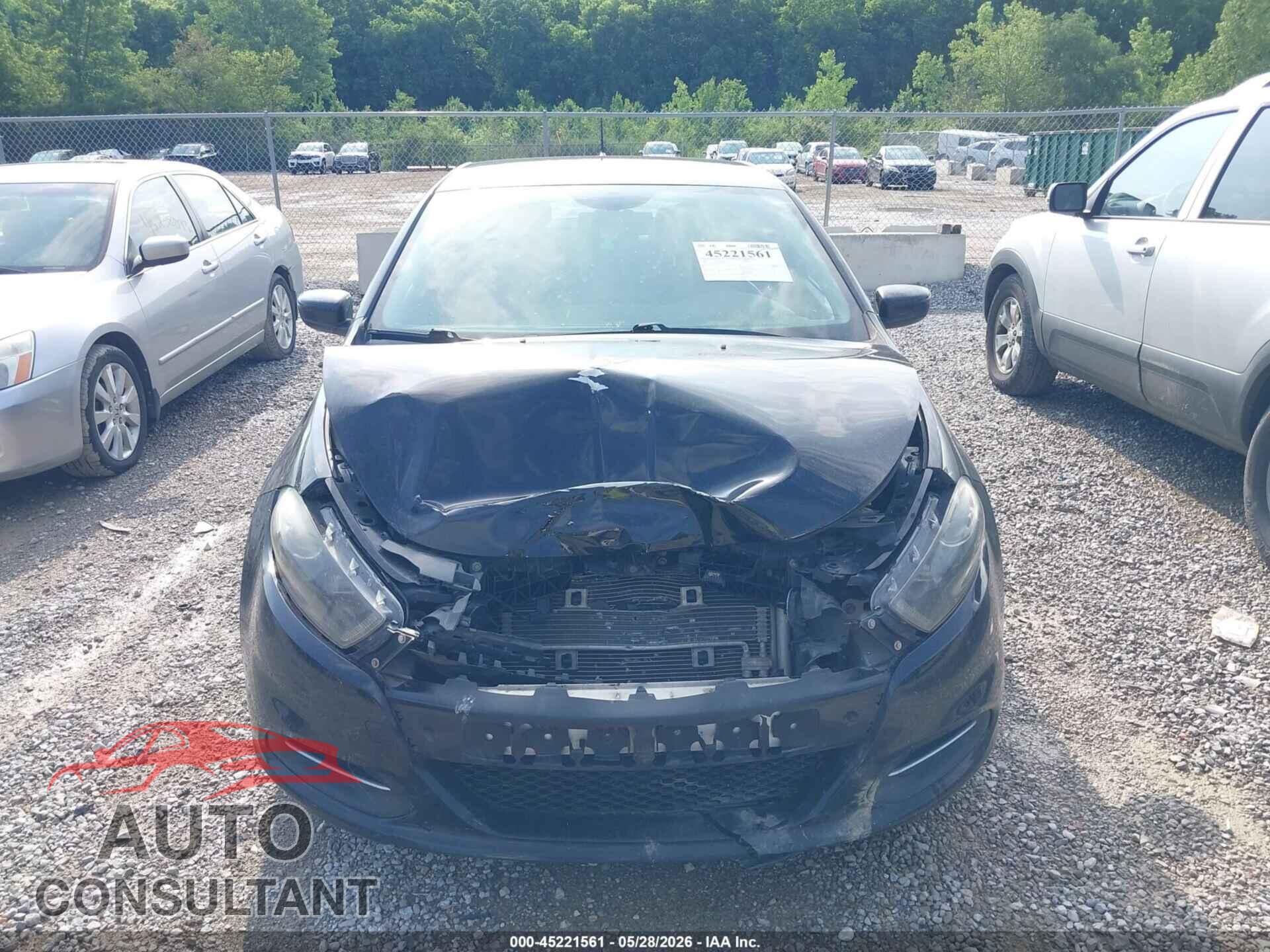 DODGE DART 2013 - 1C3CDFBA8DD346262