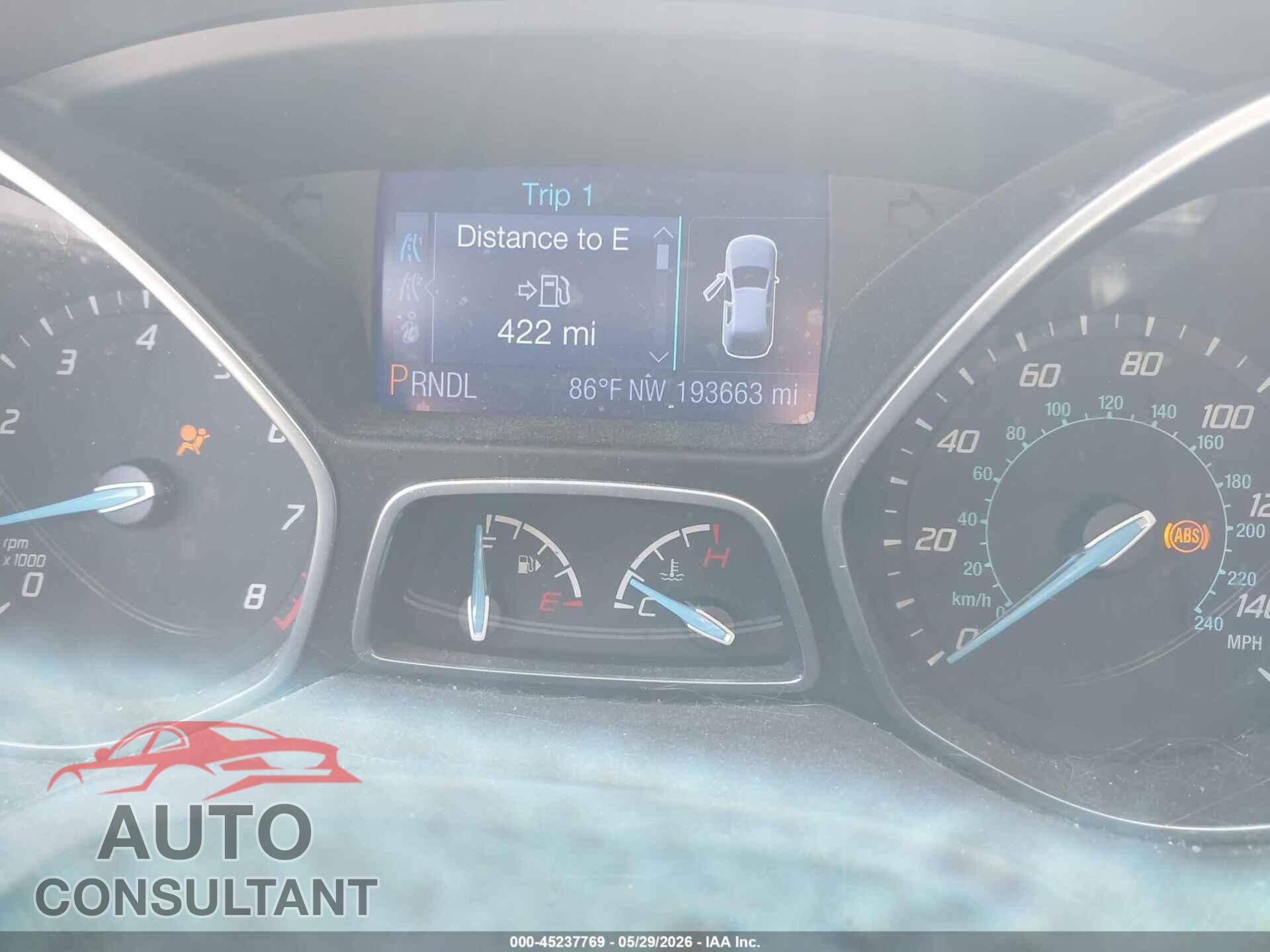 FORD FOCUS 2013 - 1FADP3F27DL126695