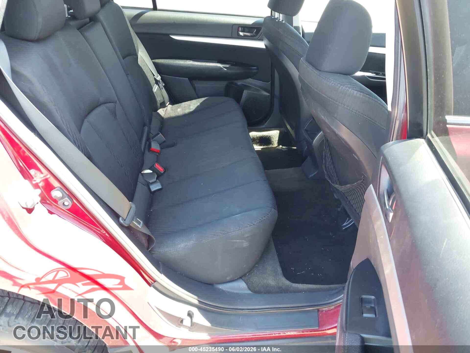SUBARU OUTBACK 2012 - 4S4BRDAC2C2279938