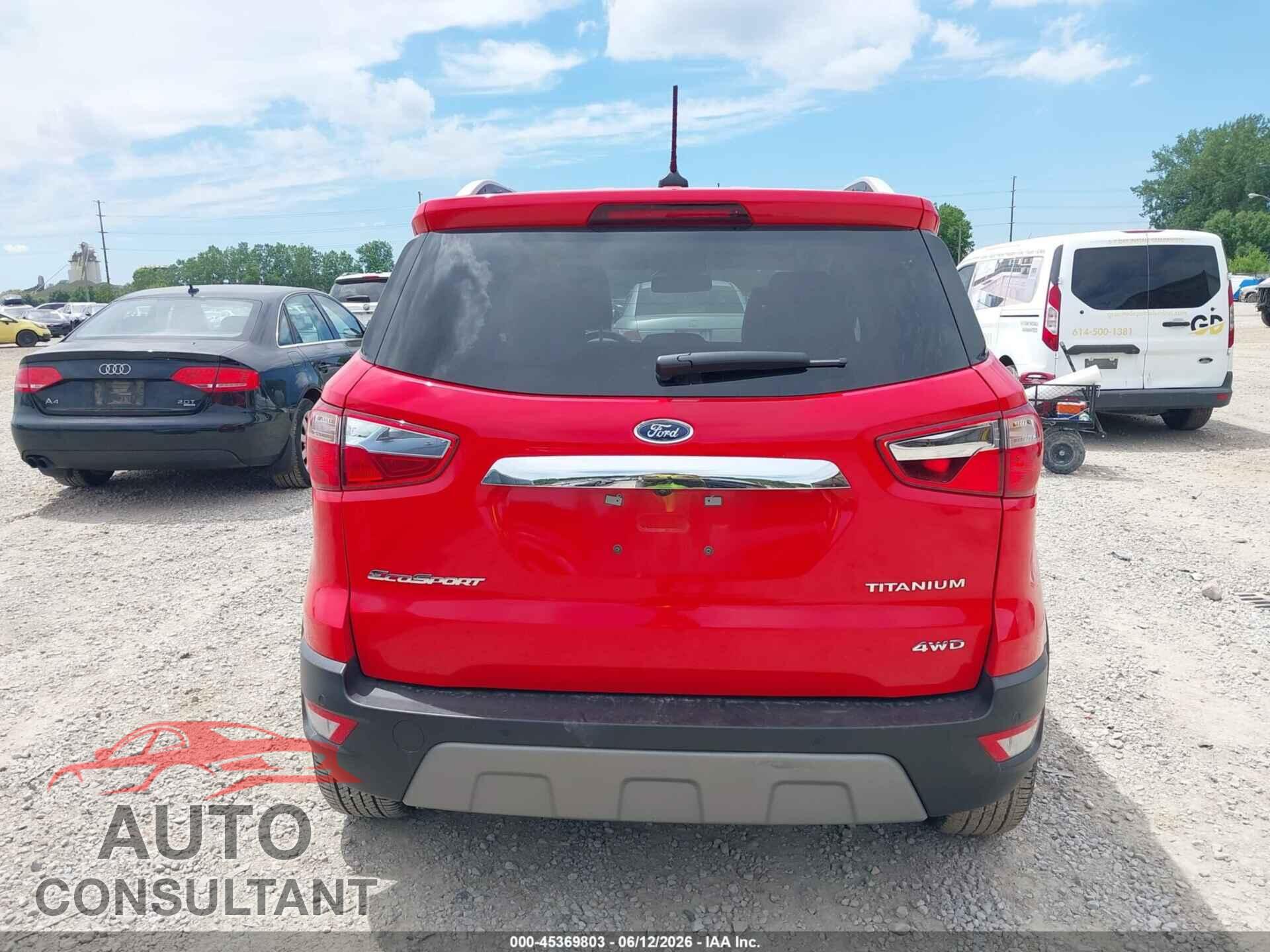 FORD ECOSPORT 2021 - MAJ6S3KL0MC439304