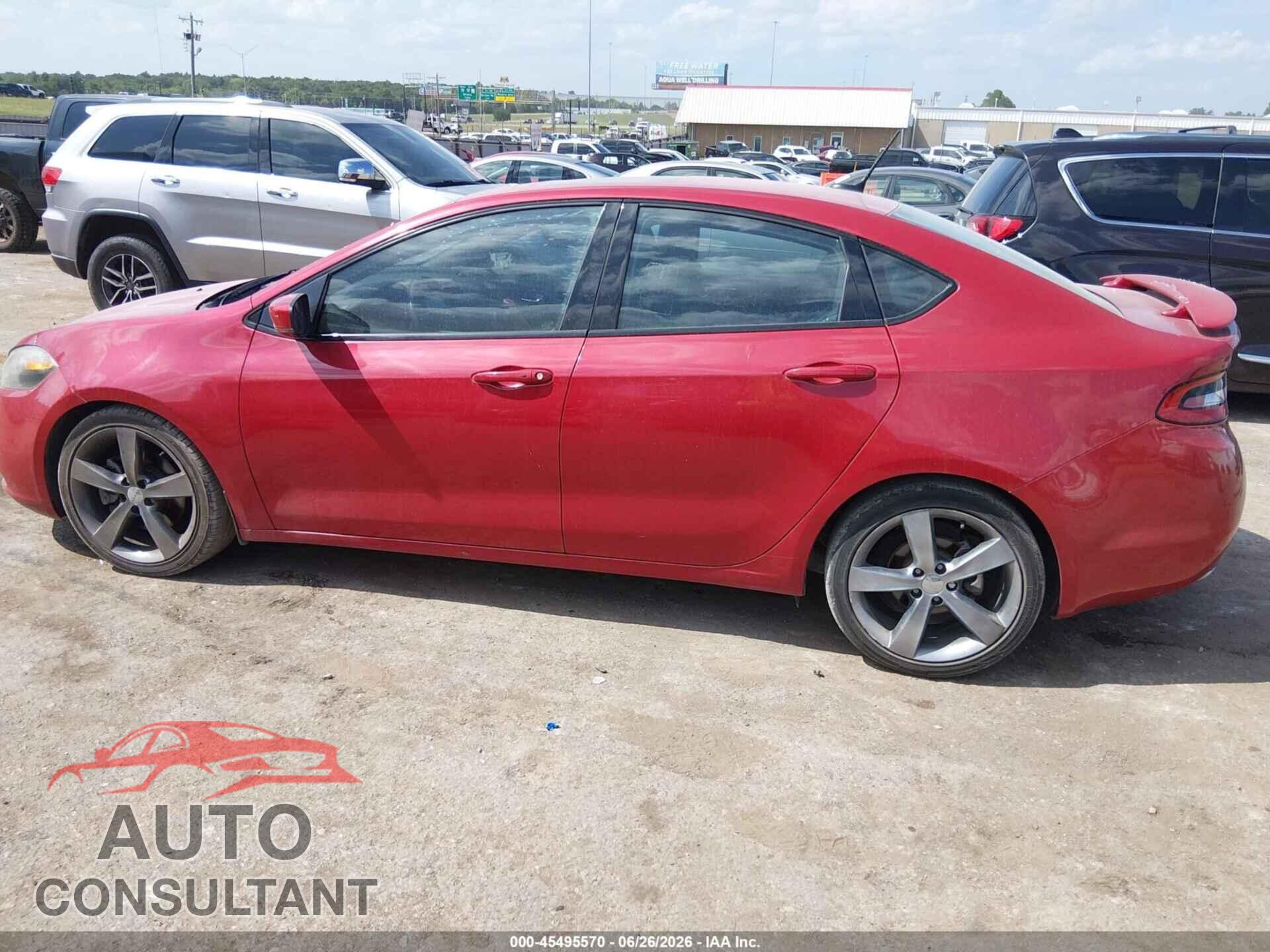 DODGE DART 2015 - 1C3CDFEB5FD212736