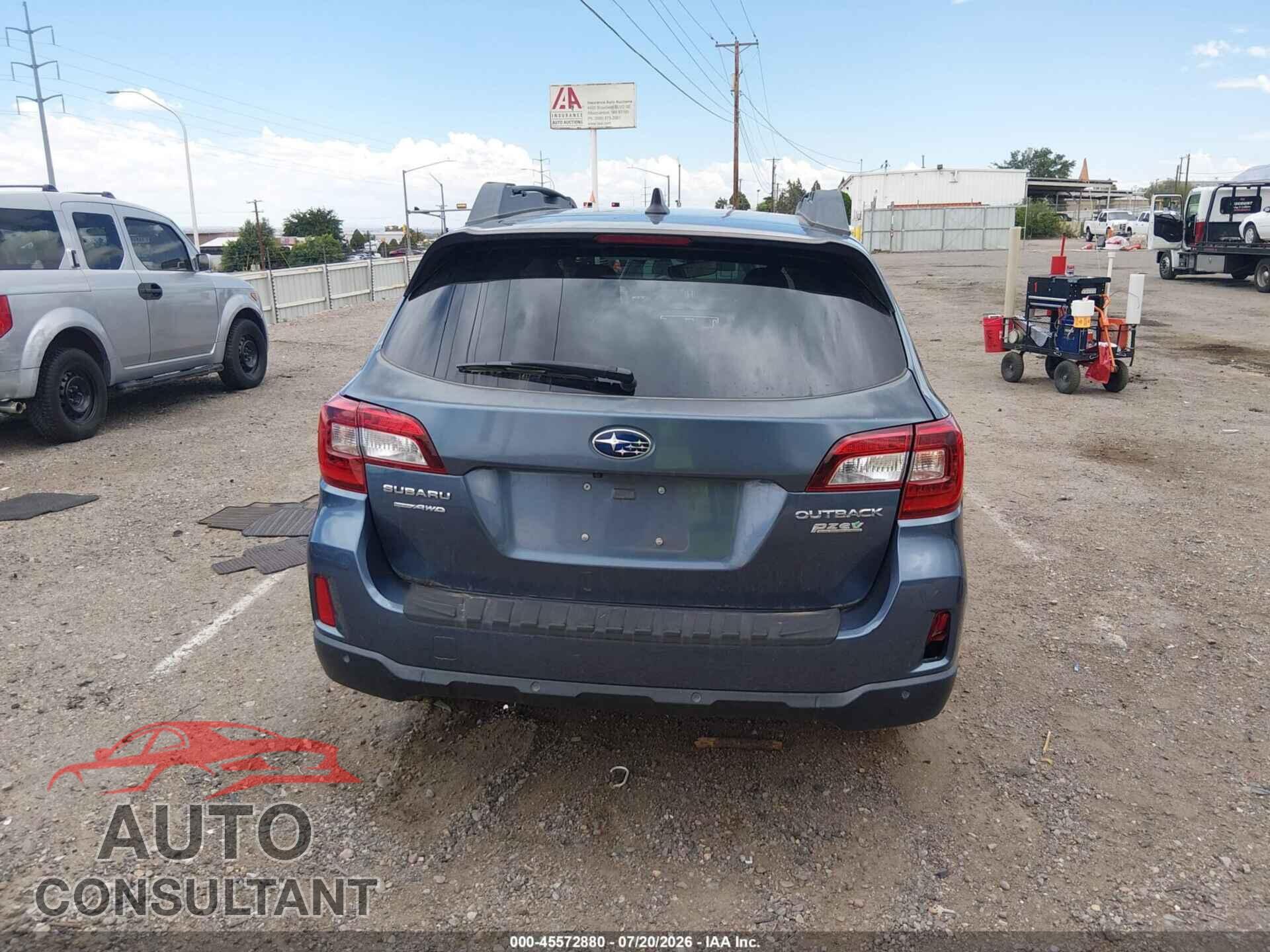 SUBARU OUTBACK 2017 - 4S4BSANCXH3344131