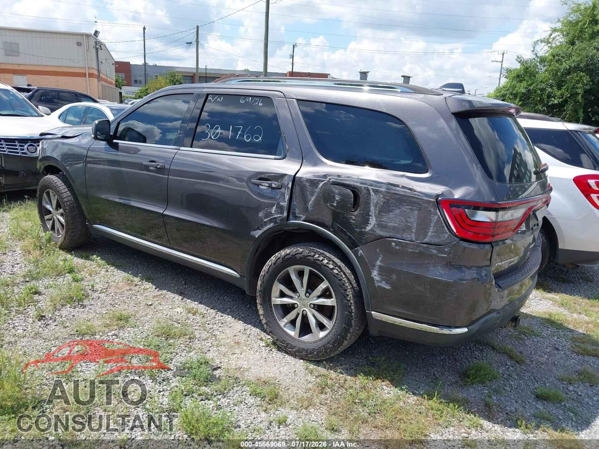 DODGE DURANGO 2016 - 1C4RDJDG6GC301762
