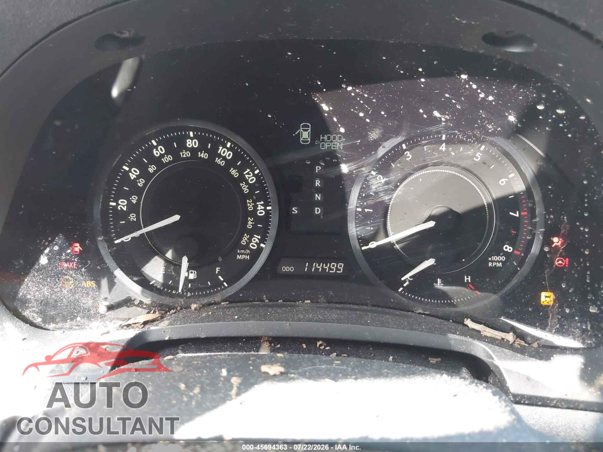 LEXUS IS 250C 2010 - JTHFF2C25A2504372
