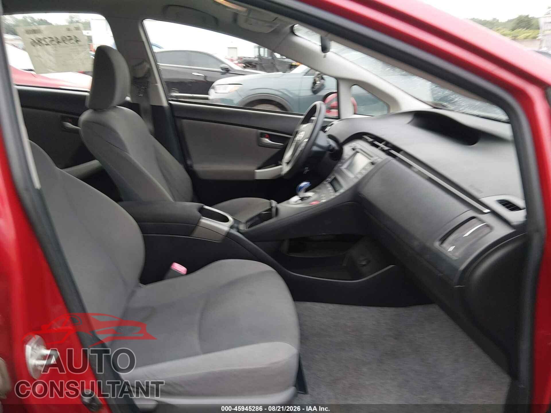 TOYOTA PRIUS 2012 - JTDKN3DU2C1532566
