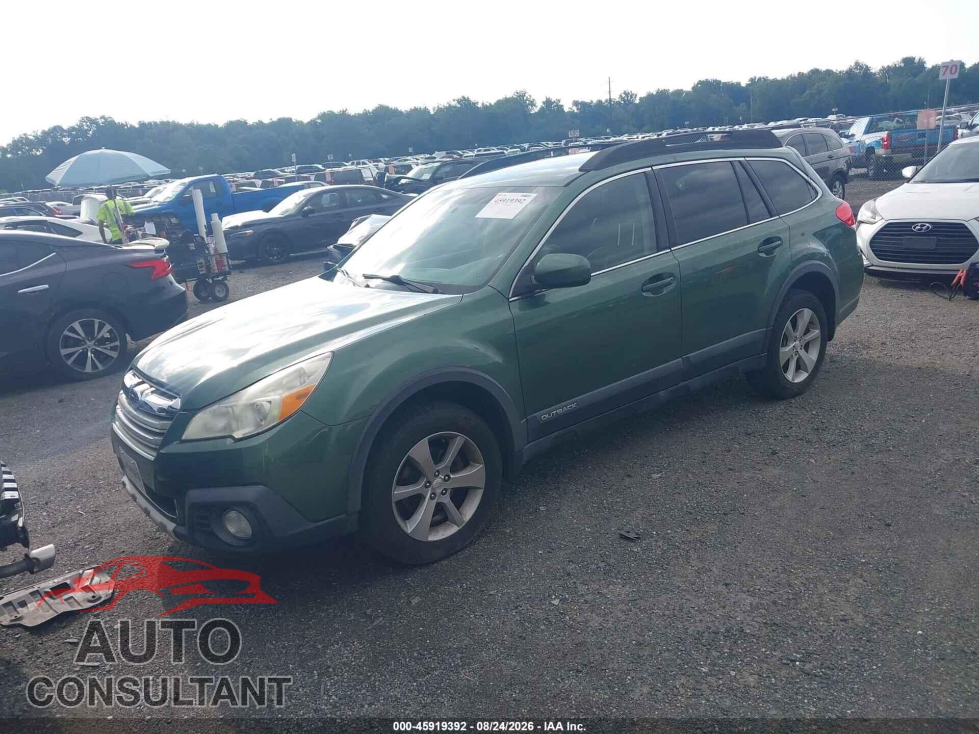 SUBARU OUTBACK 2013 - 4S4BRBJCXD3216991