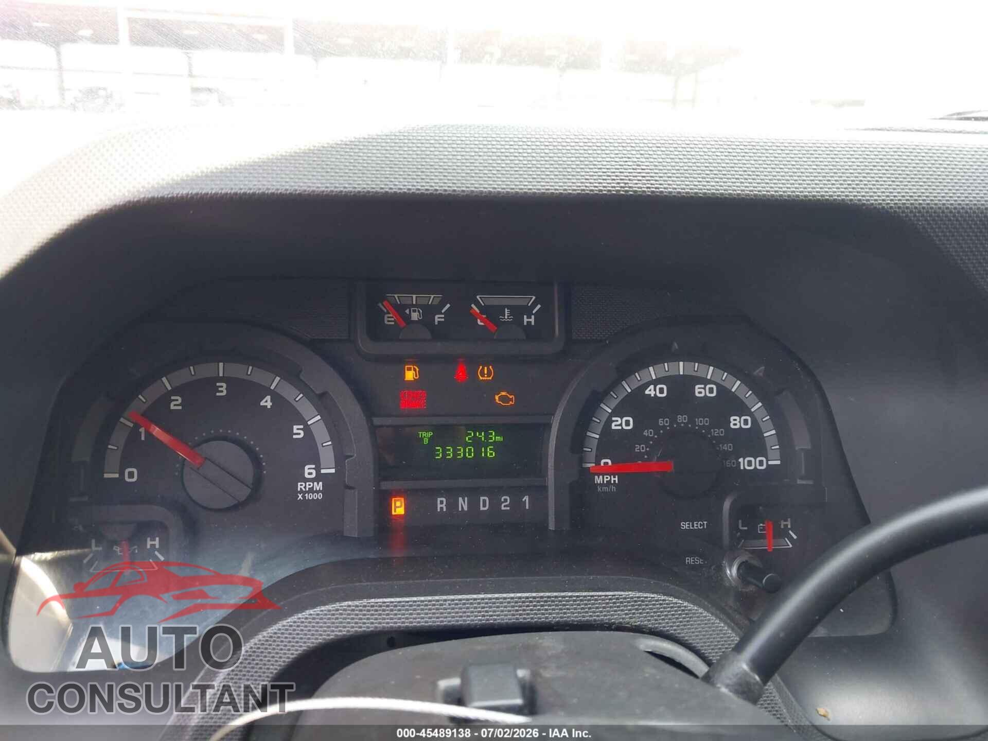 FORD E-150 2013 - 1FMNE1BL3DDA71708