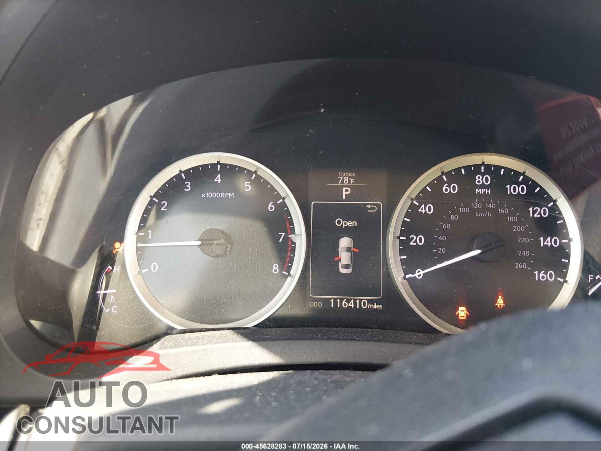LEXUS IS 350 2014 - JTHCE1D22E5001532