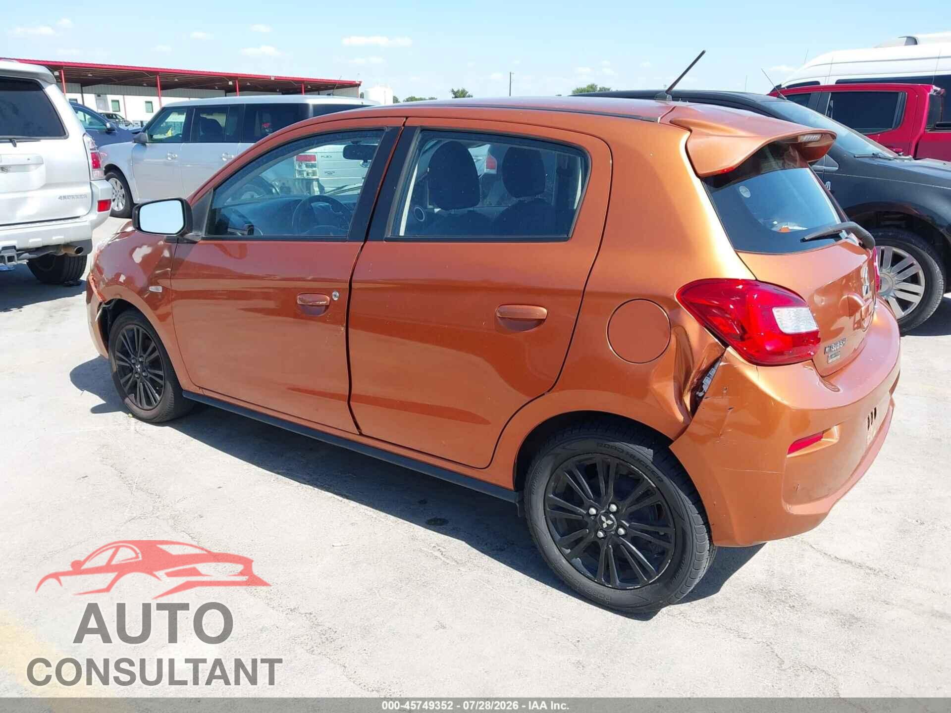 MITSUBISHI MIRAGE 2019 - ML32A5HJ3KH002509