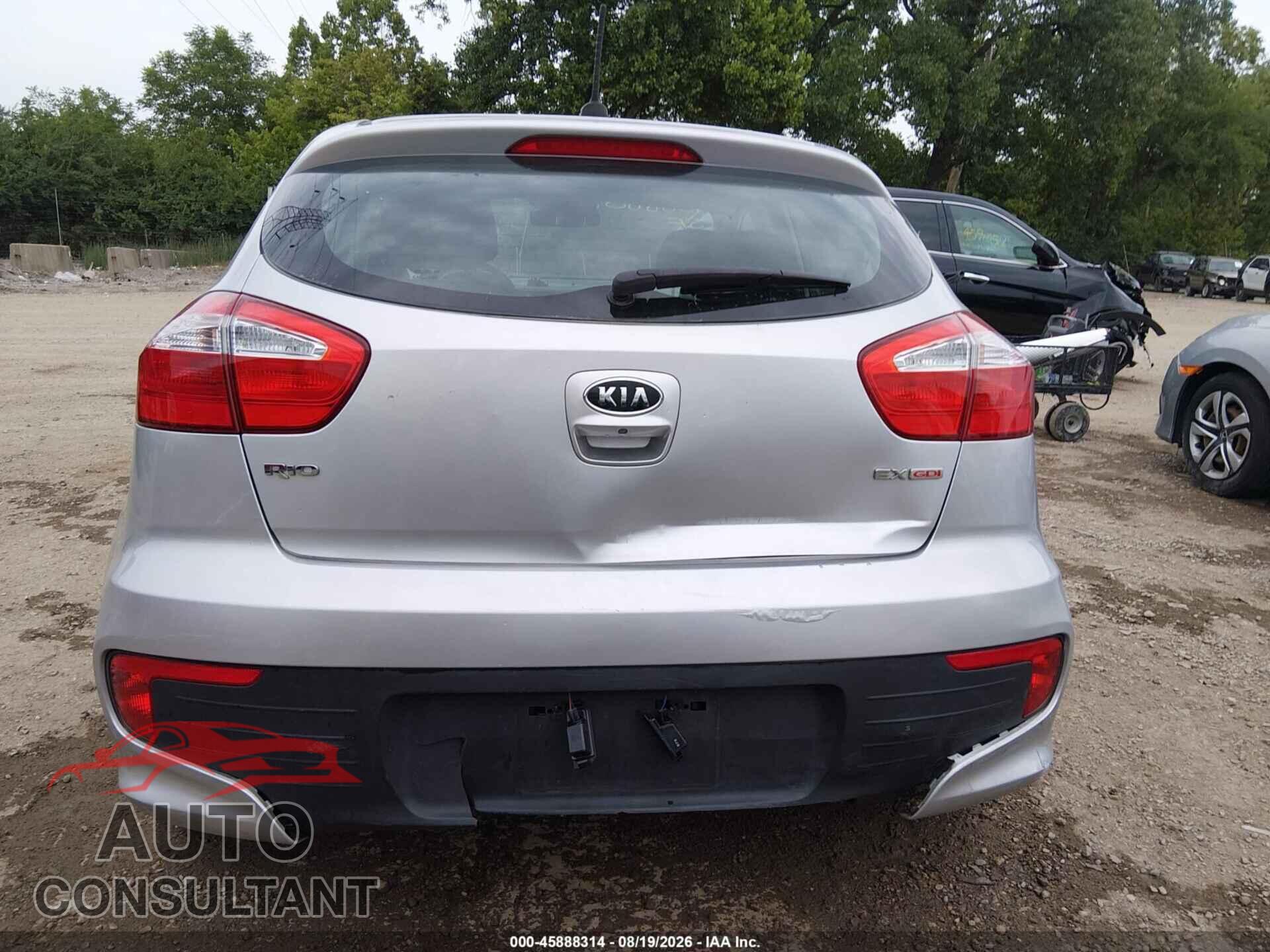 KIA RIO5 2012 - KNADN5A35C6033129