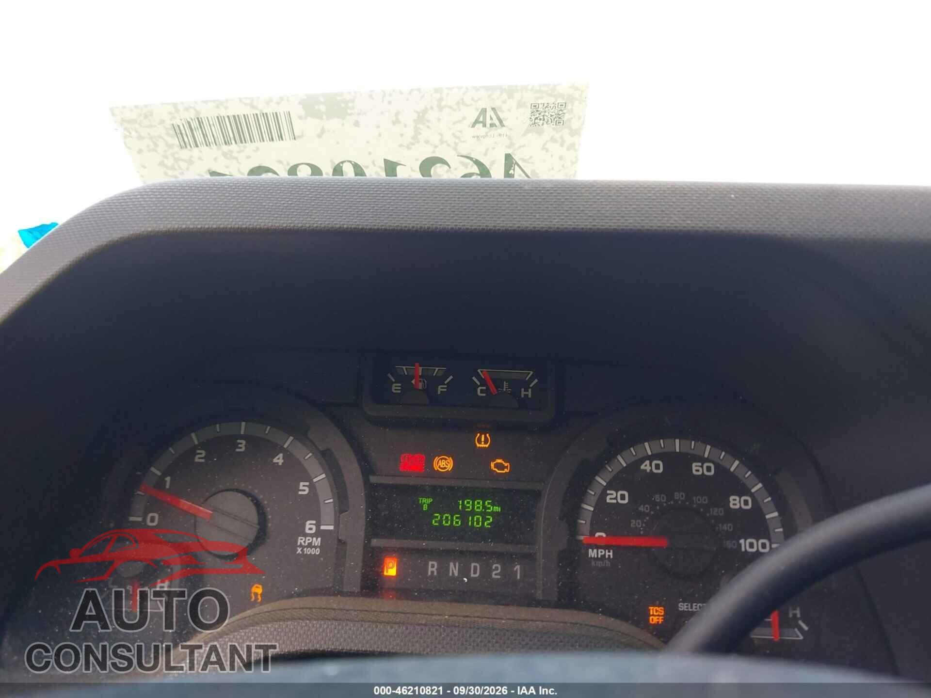 FORD E-150 2013 - 1FTNE1EW4DDA14508