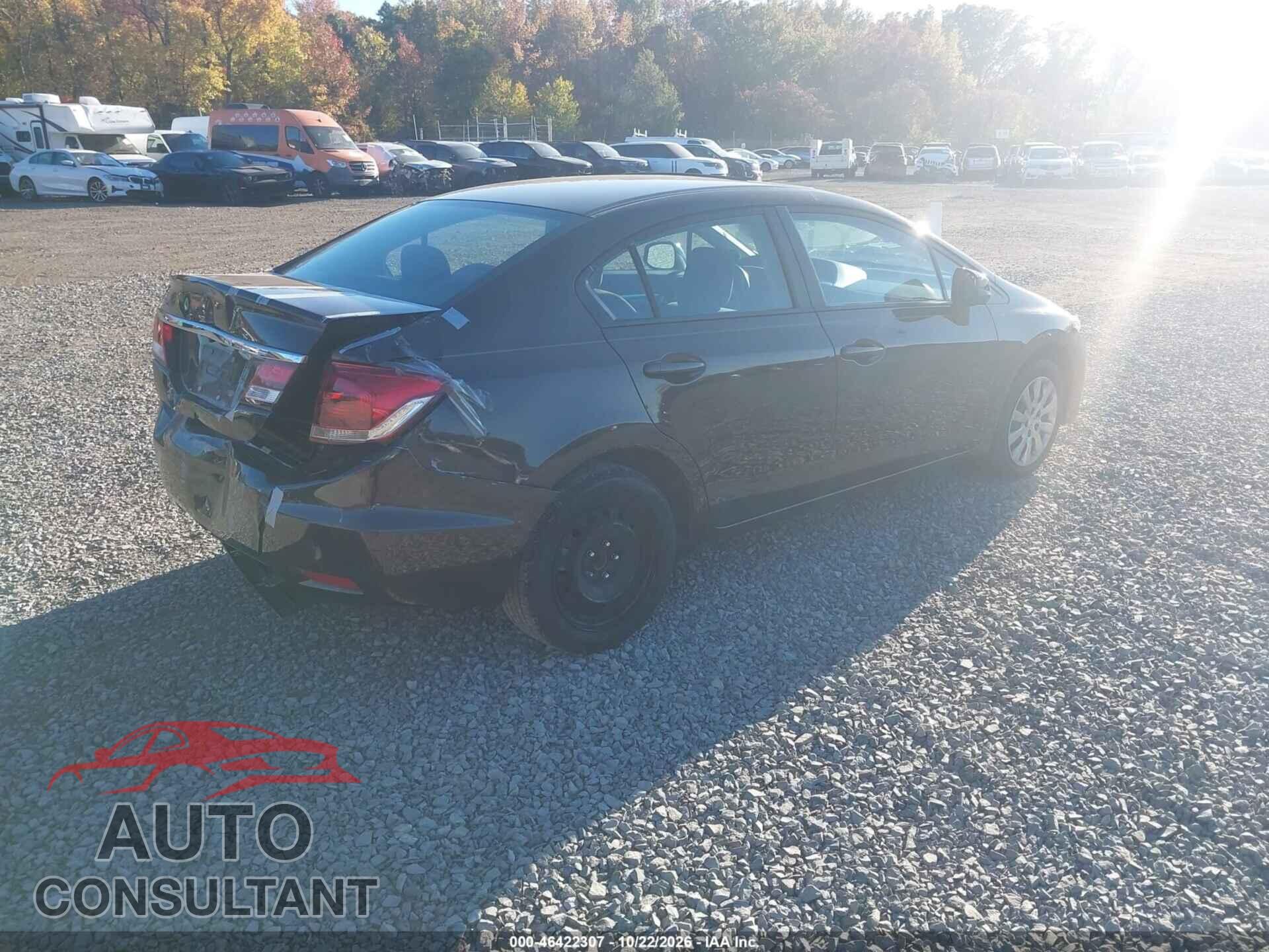 HONDA CIVIC 2013 - 19XFB2F86DE215814