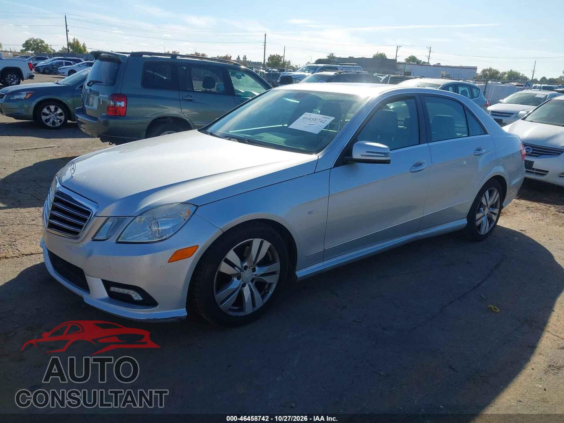 MERCEDES-BENZ E 350 BLUETEC 2011 - WDDHF2EB9BA362256