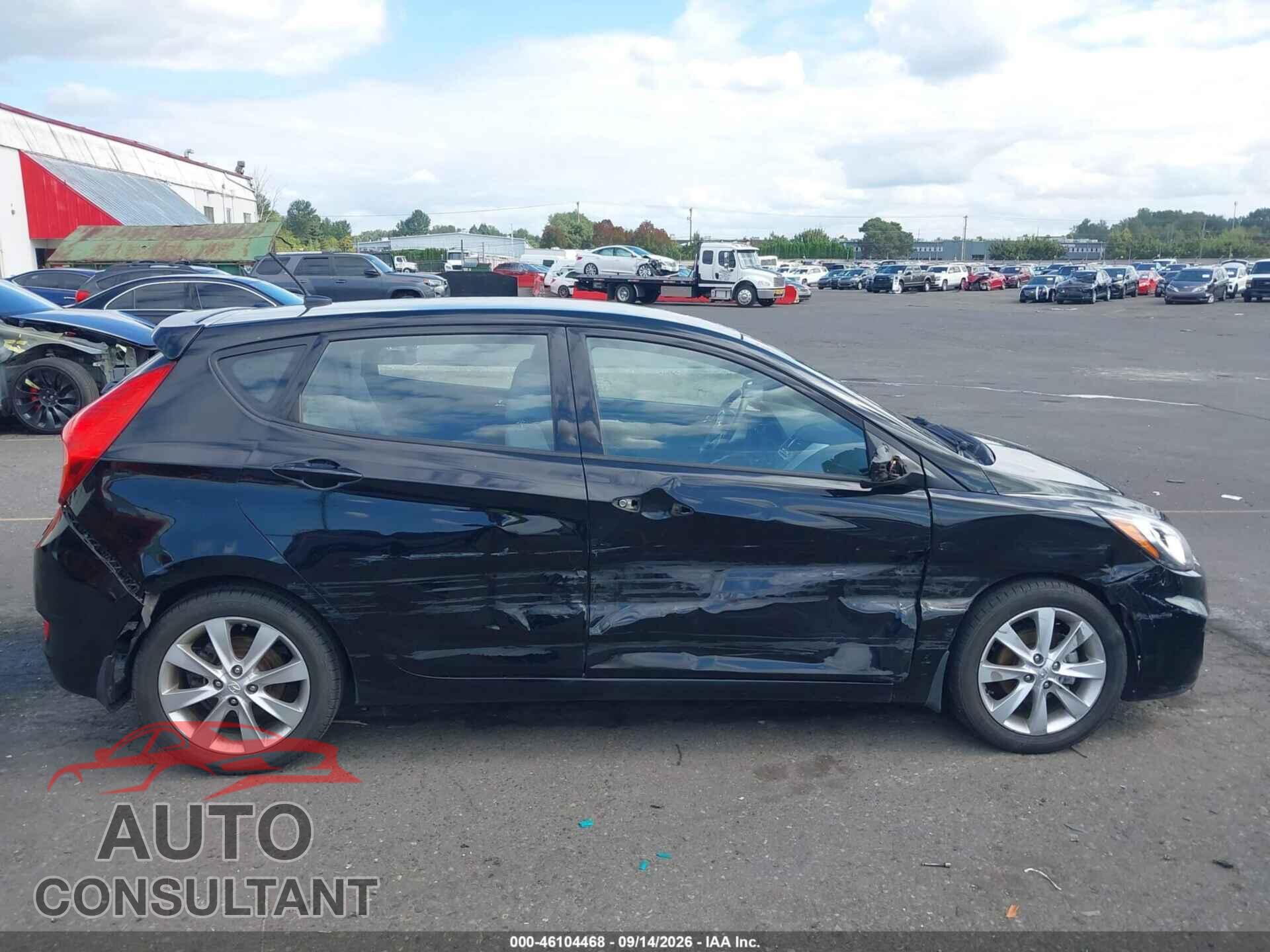 HYUNDAI ACCENT 2012 - KMHCU5AE2CU044793