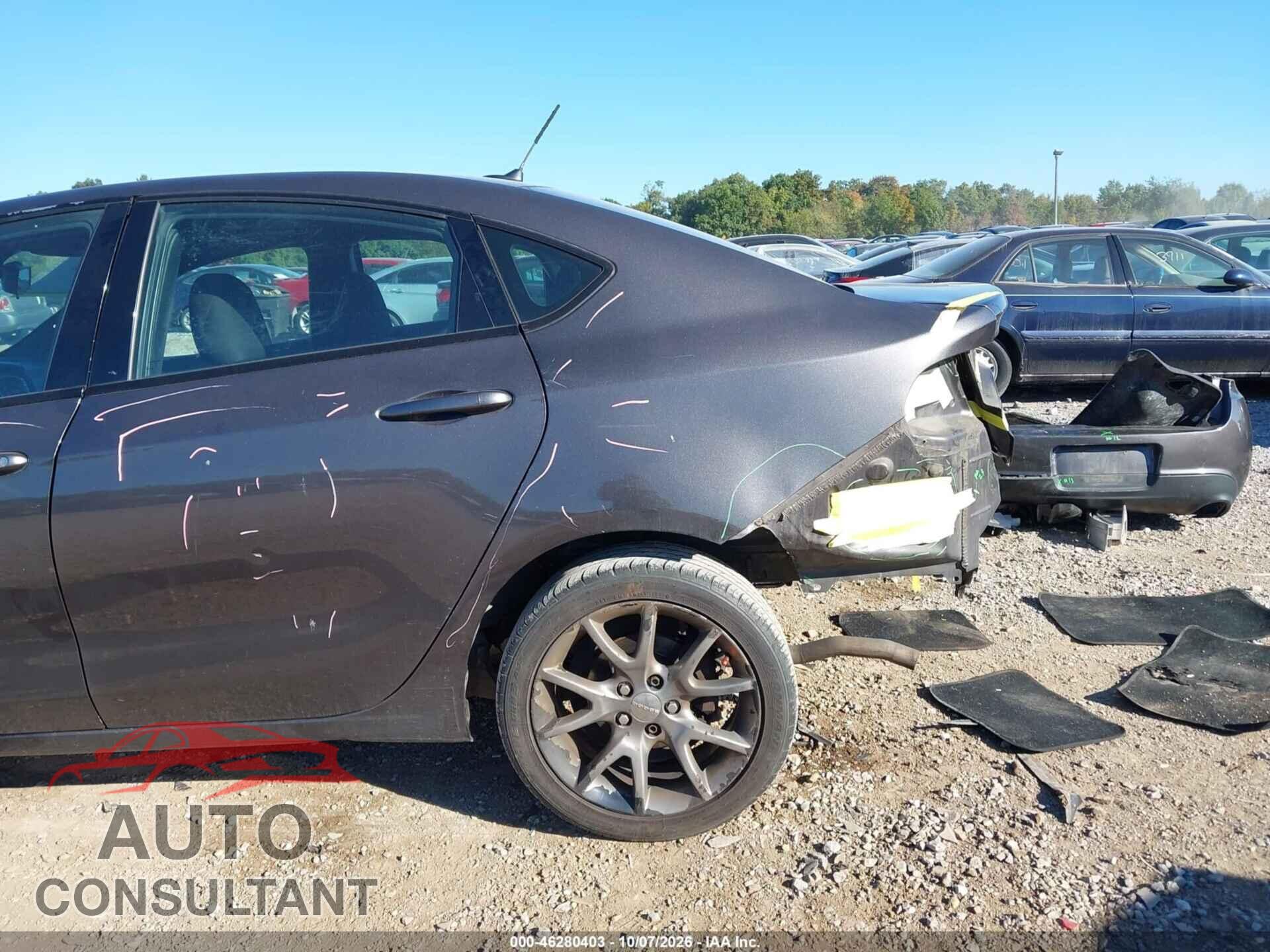DODGE DART 2015 - 1C3CDFBB3FD142464