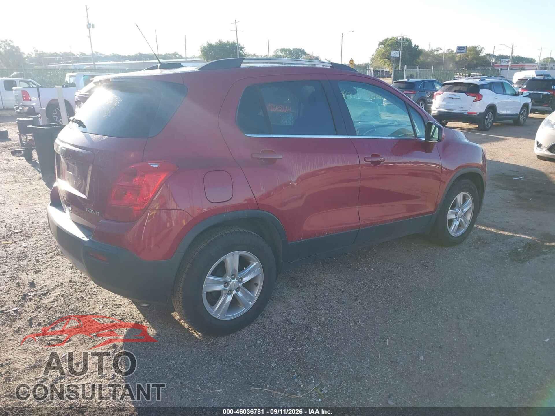 CHEVROLET TRAX 2015 - KL7CJLSB2FB226268