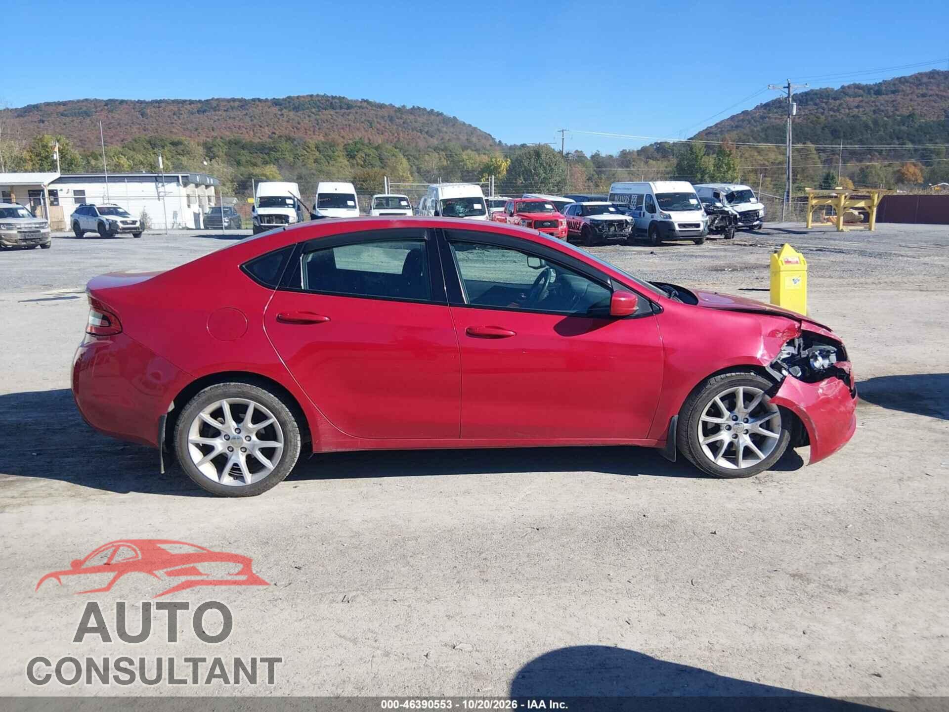 DODGE DART 2013 - 1C3CDFBA0DD247368