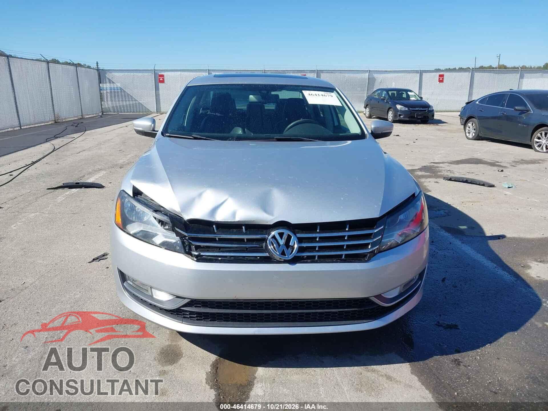 VOLKSWAGEN PASSAT 2014 - 1VWBN7A33EC002890
