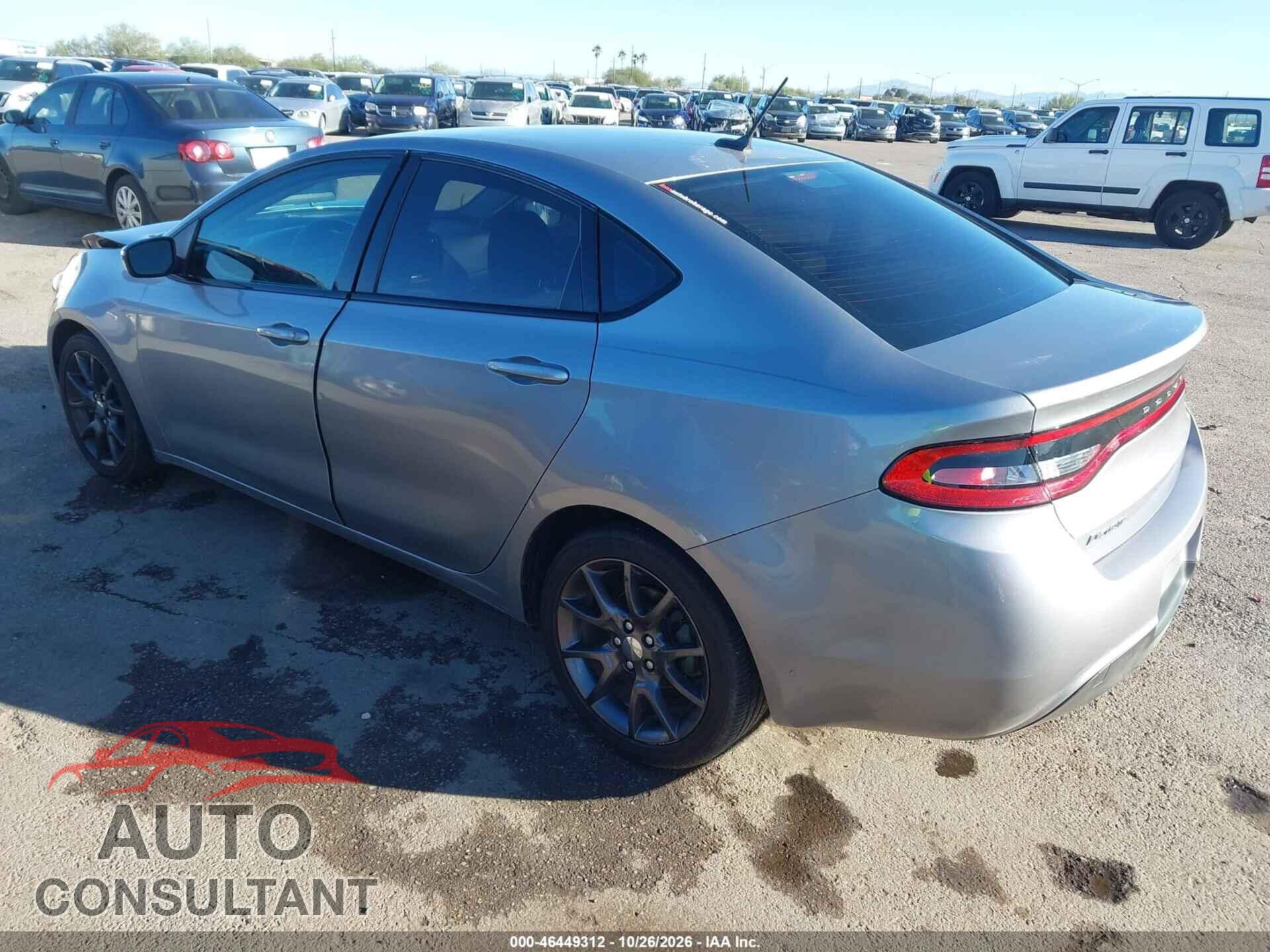DODGE DART 2015 - 1C3CDFAA1FD432324