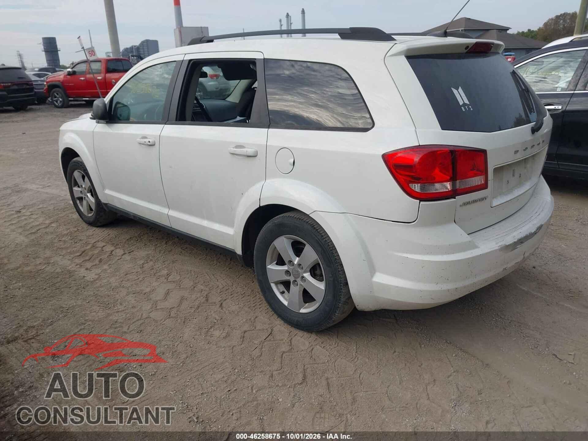 DODGE JOURNEY 2012 - 3C4PDCAB4CT184287