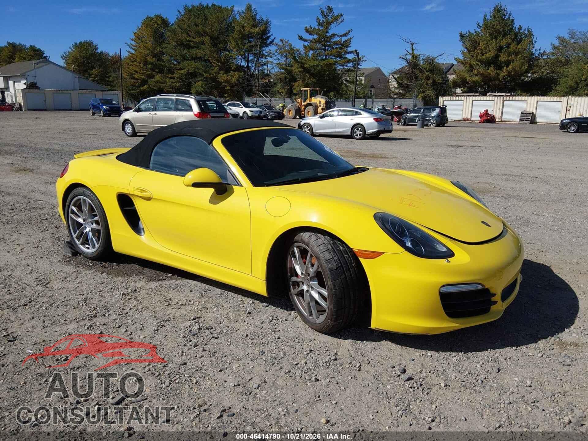 PORSCHE BOXSTER 2013 - WP0CB2A85DS130647