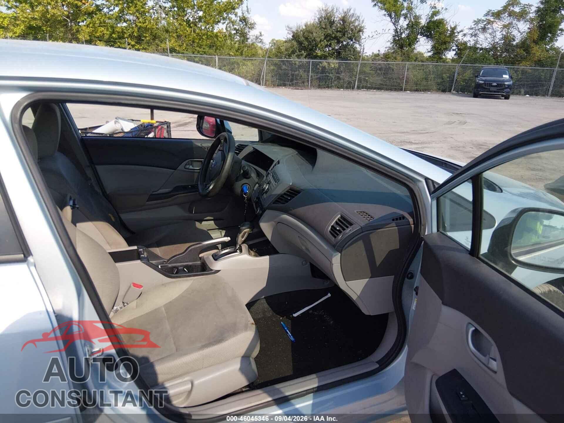 HONDA CIVIC 2012 - 19XFB2F54CE016295