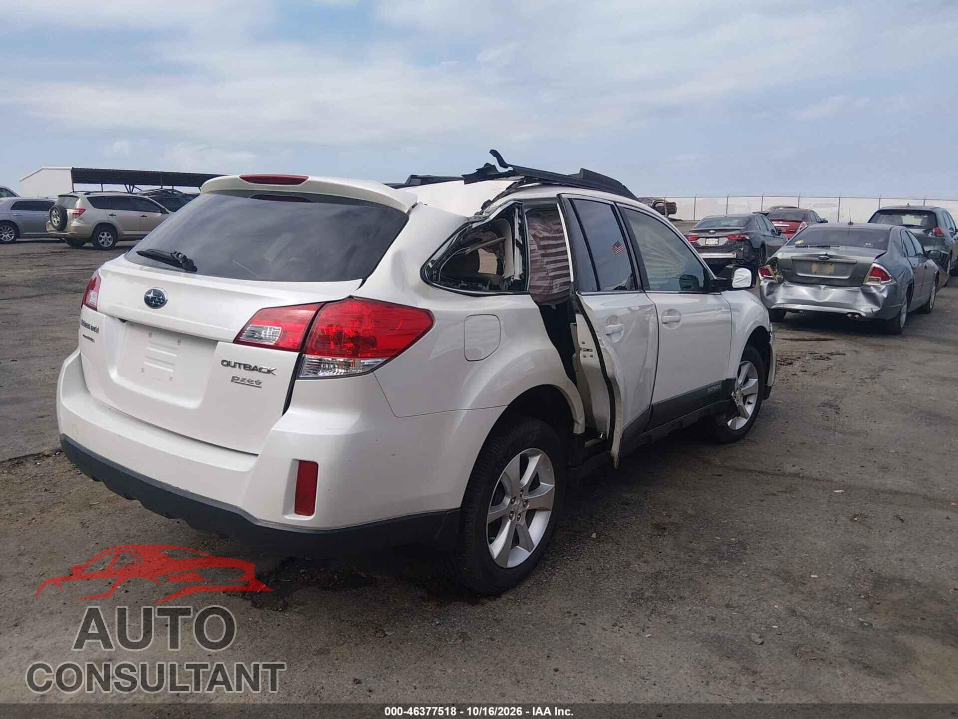 SUBARU OUTBACK 2014 - 4S4BRBLC2E3223254